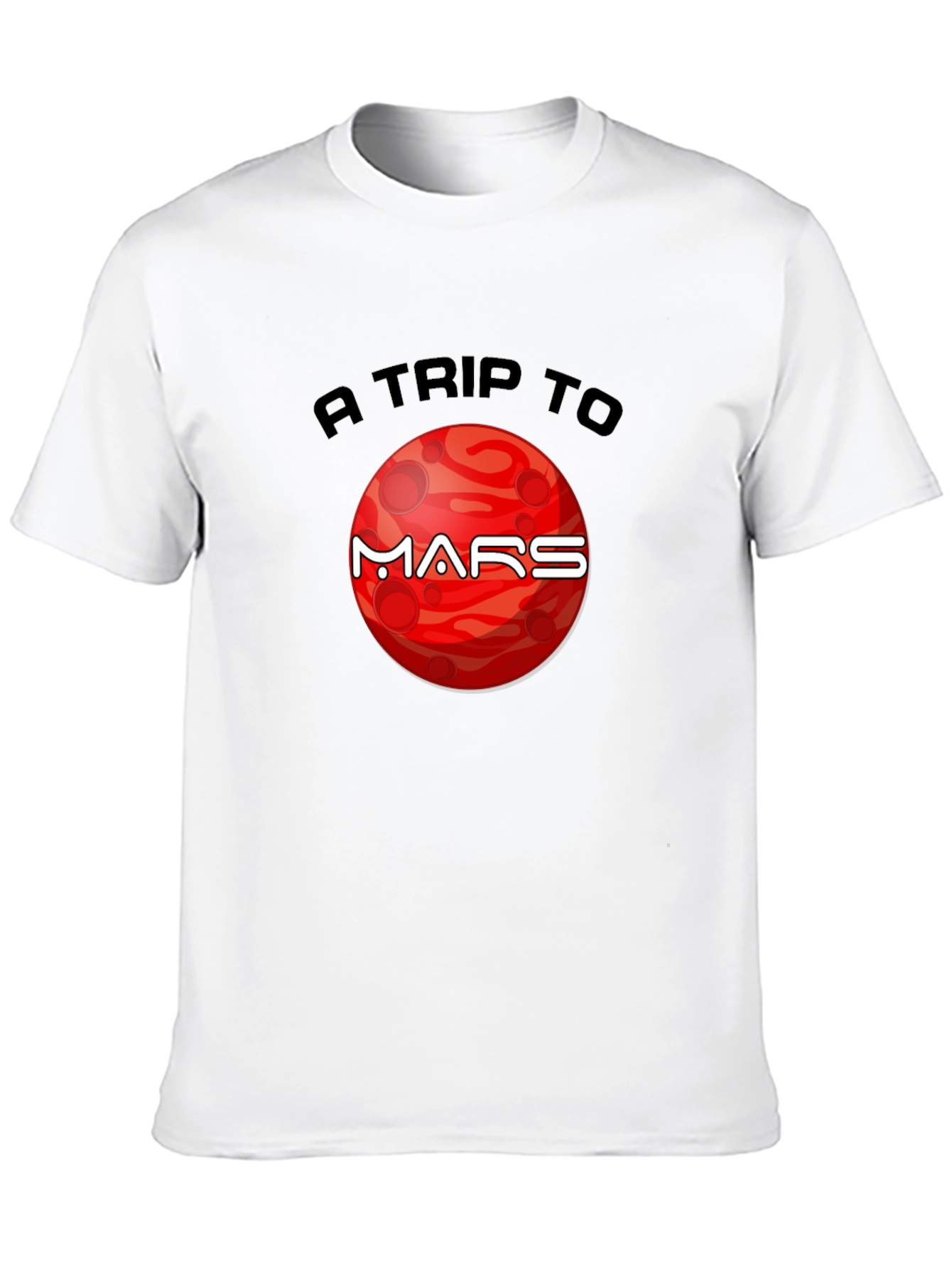 A Trip to Mars Graphic T-Shirt - Black
