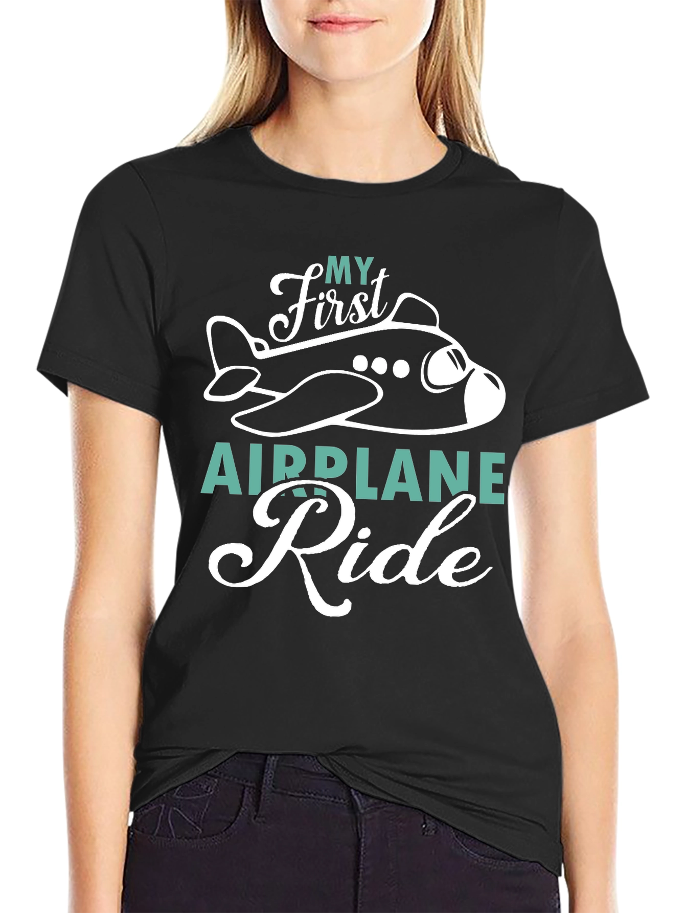 My First Airplane Ride Graphic Tee