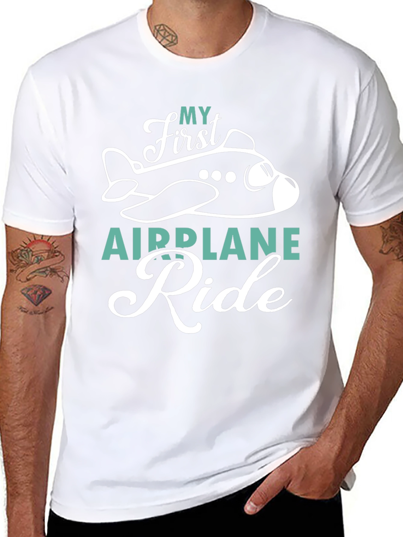 My First Airplane Ride Graphic Tee