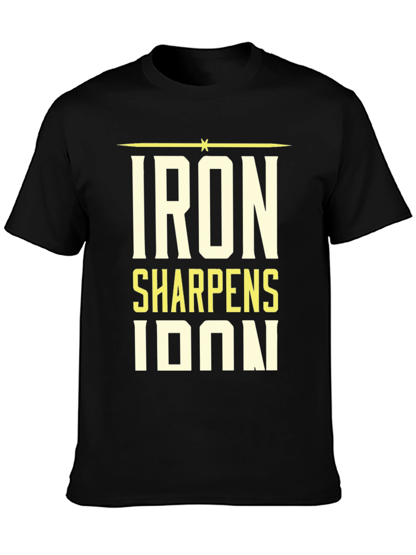 Iron Sharpens Iron Black T-Shirt