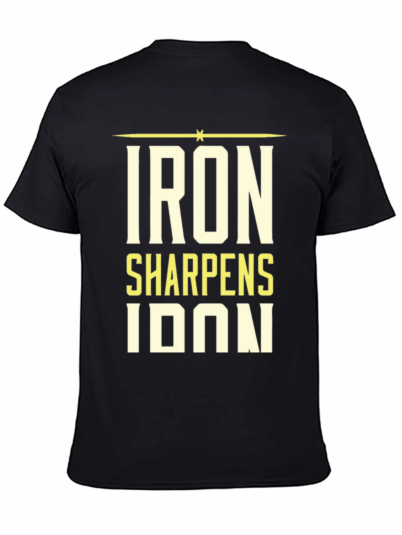 Iron Sharpens Iron Black T-Shirt