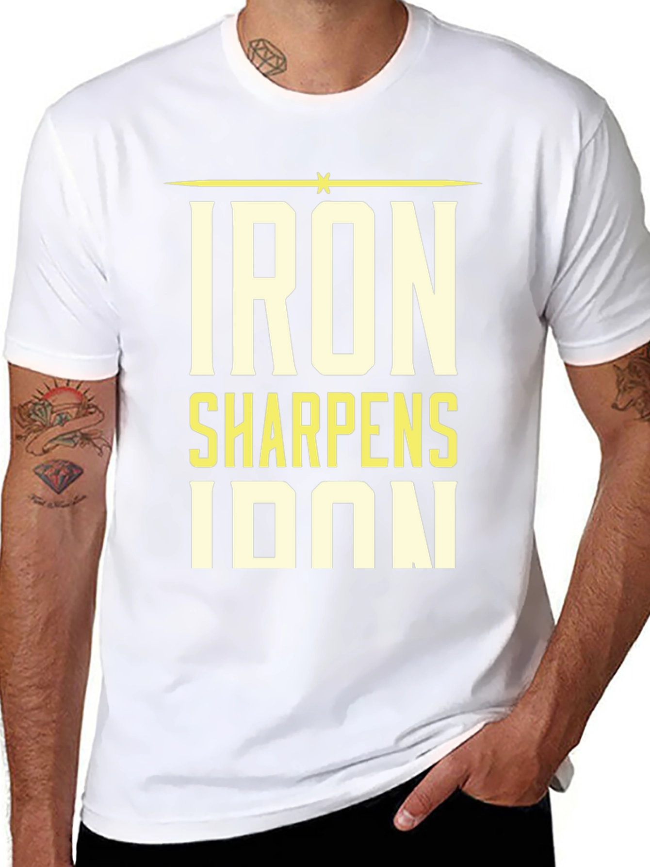 Iron Sharpens Iron Black T-Shirt