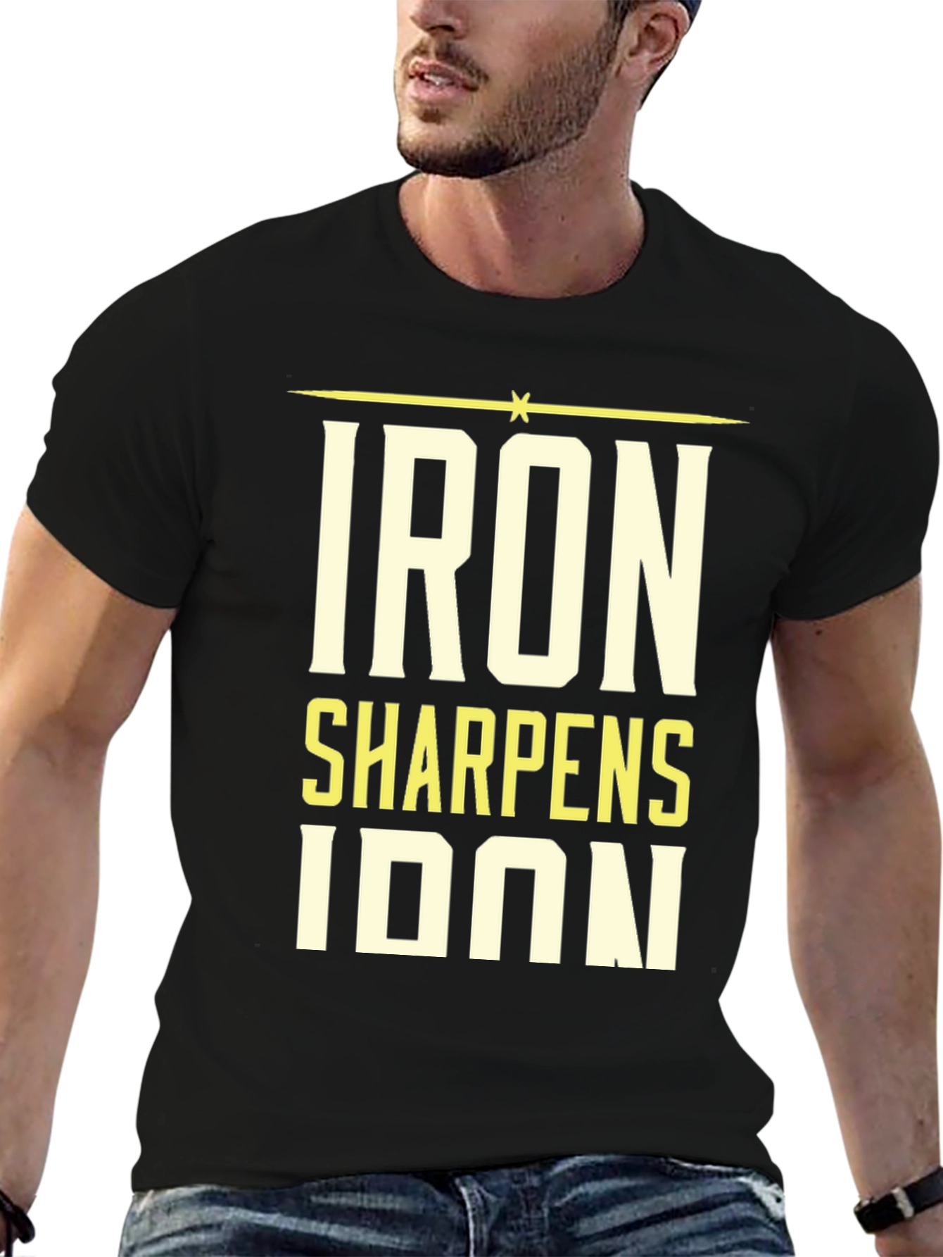 Iron Sharpens Iron Black T-Shirt