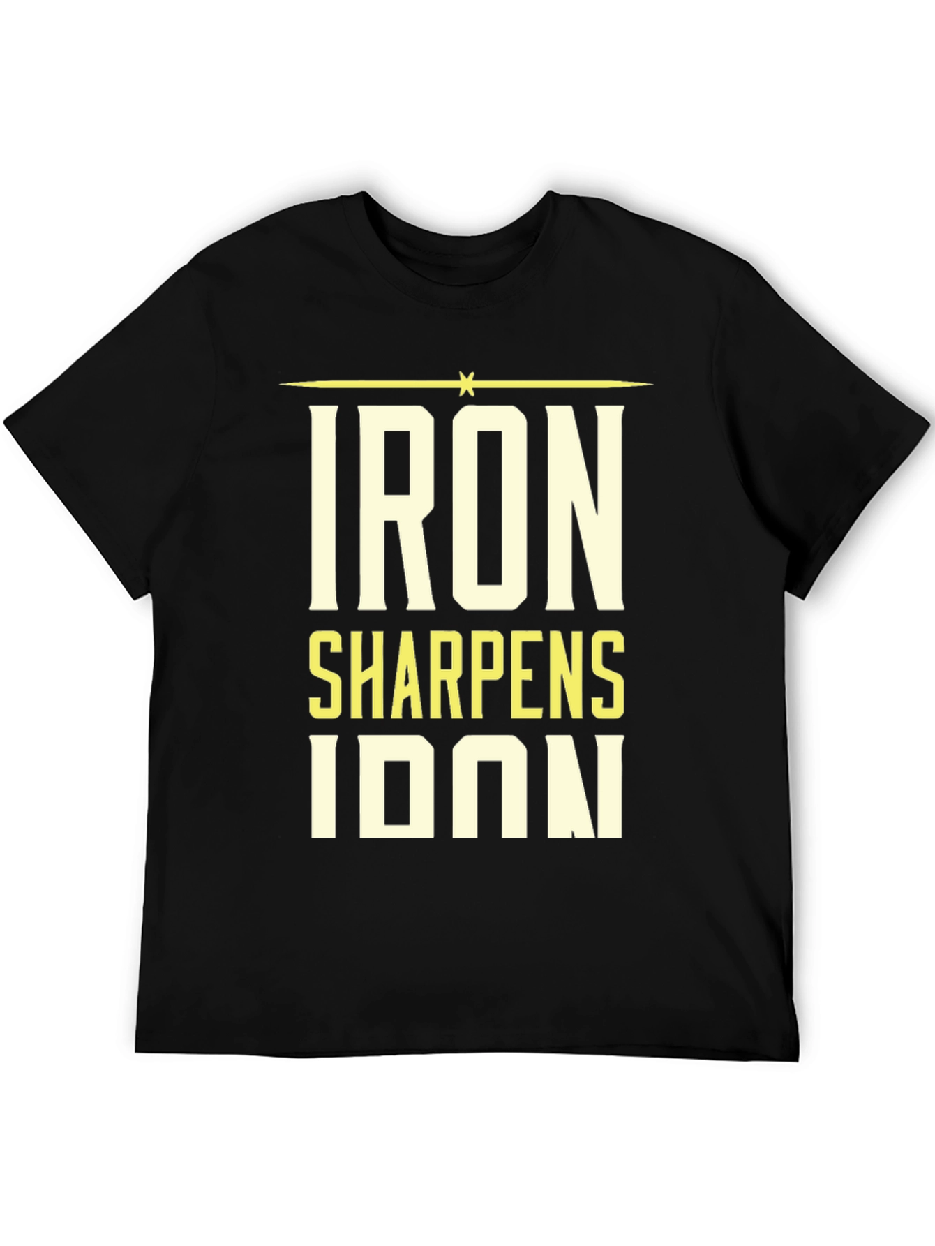 Iron Sharpens Iron Black T-Shirt