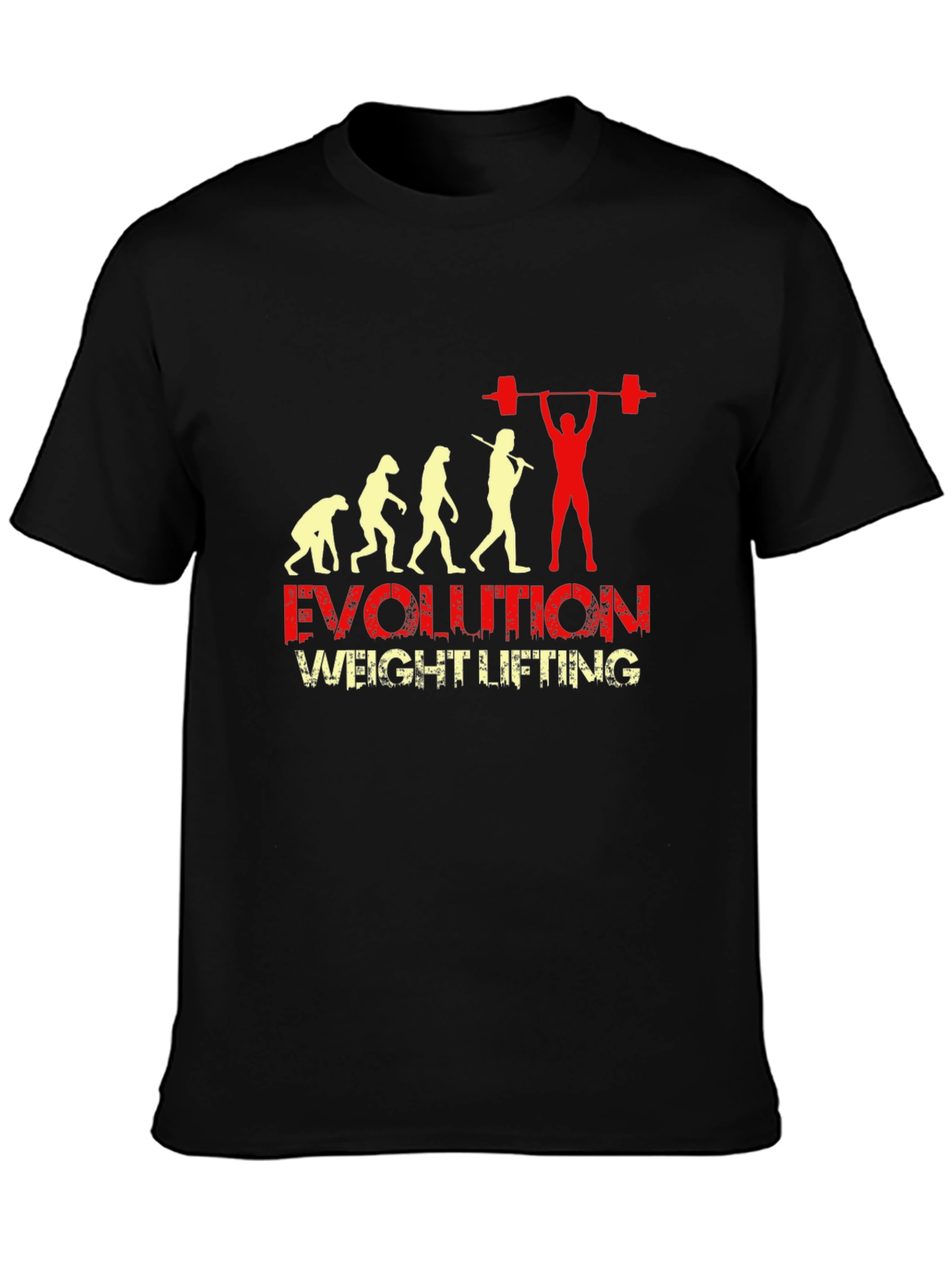 Evolution Weight Lifting Black T-Shirt