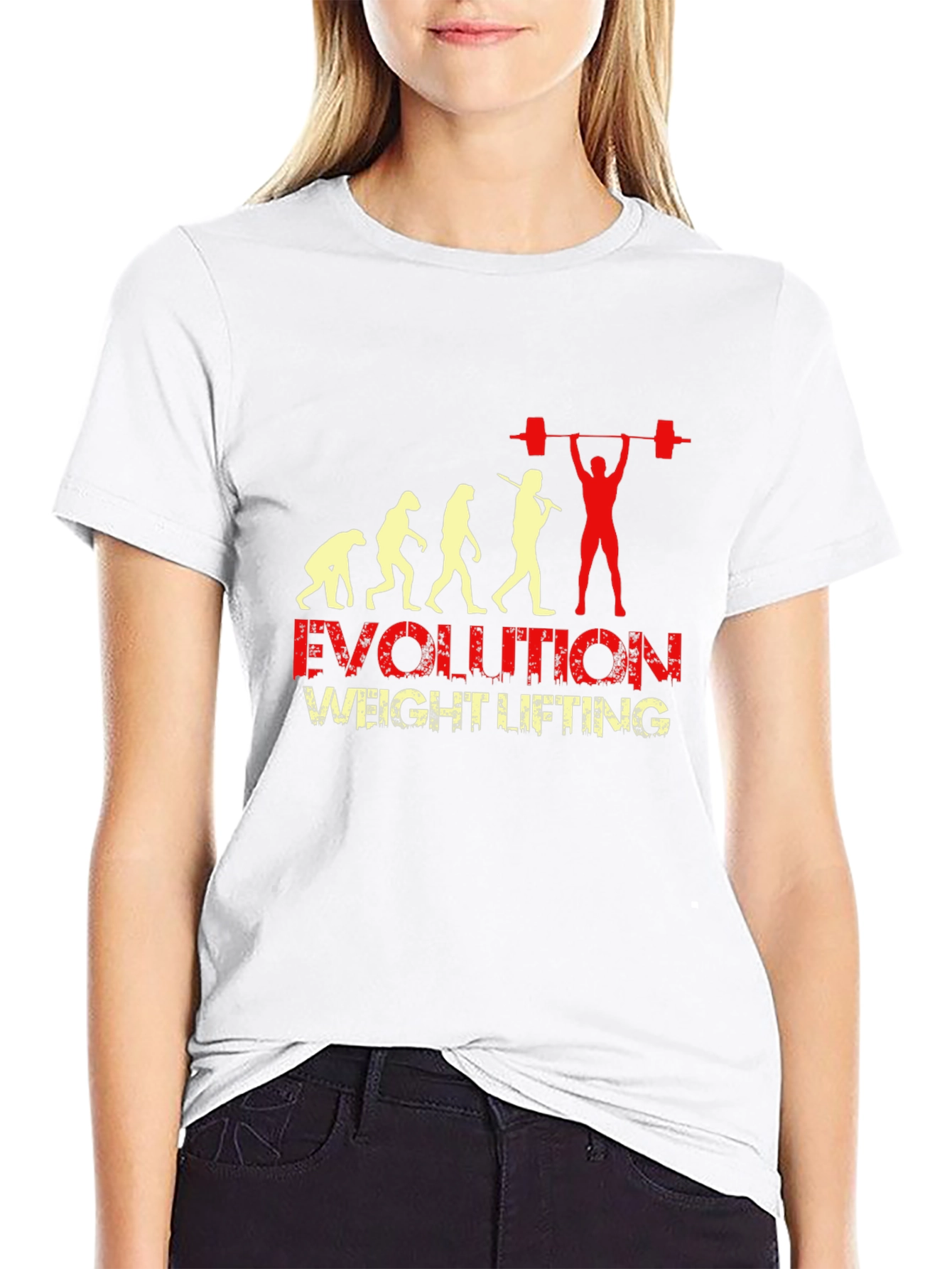 Evolution Weight Lifting Black T-Shirt