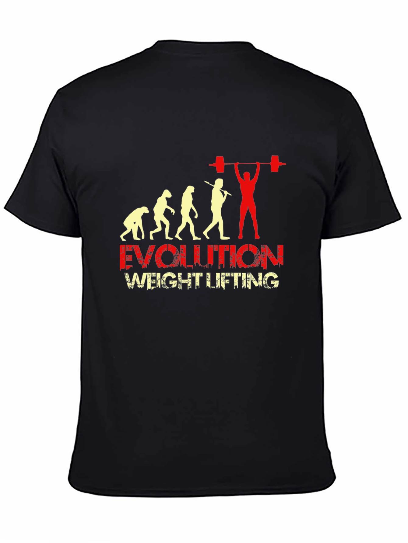 Evolution Weight Lifting Black T-Shirt