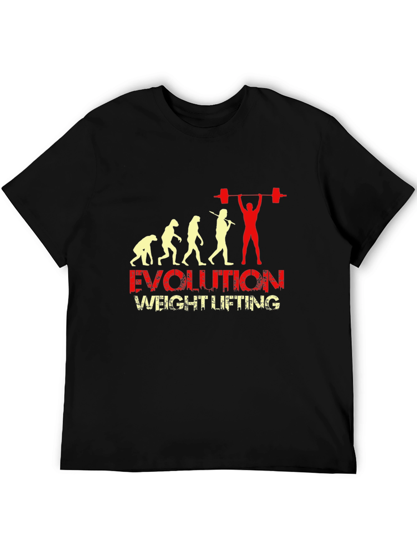 Evolution Weight Lifting Black T-Shirt