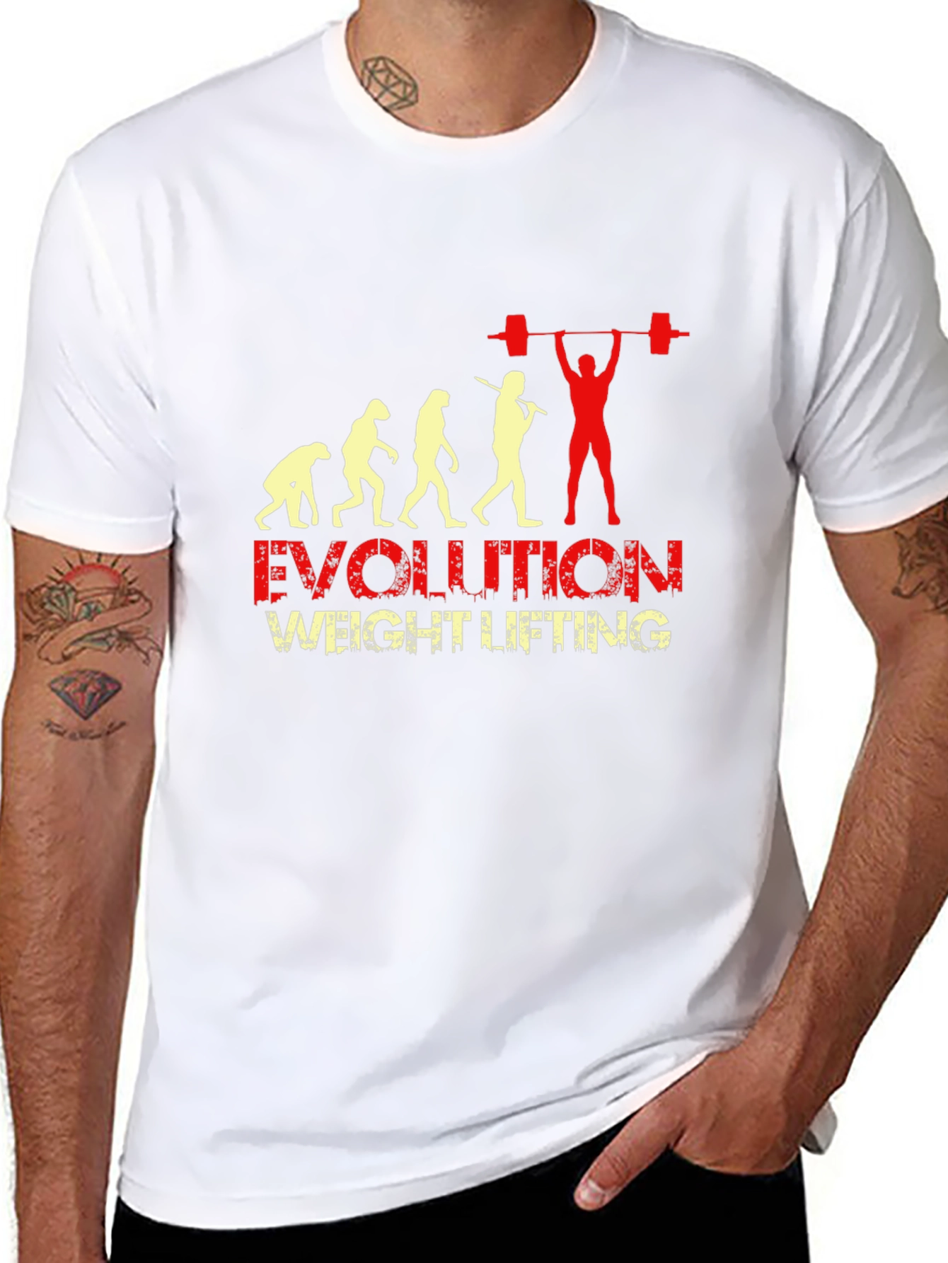 Evolution Weight Lifting Black T-Shirt