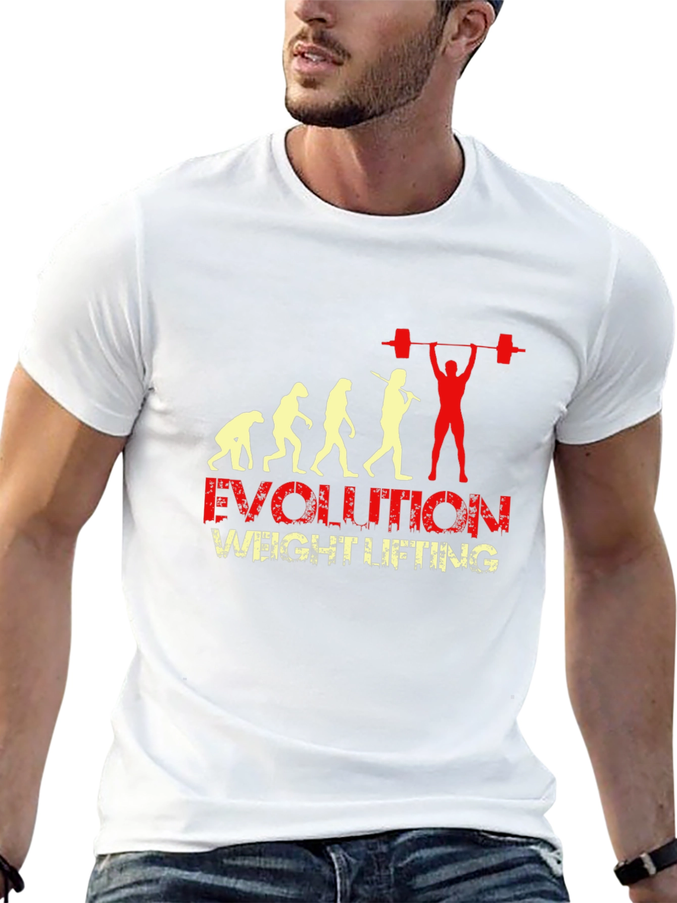 Evolution Weight Lifting Black T-Shirt