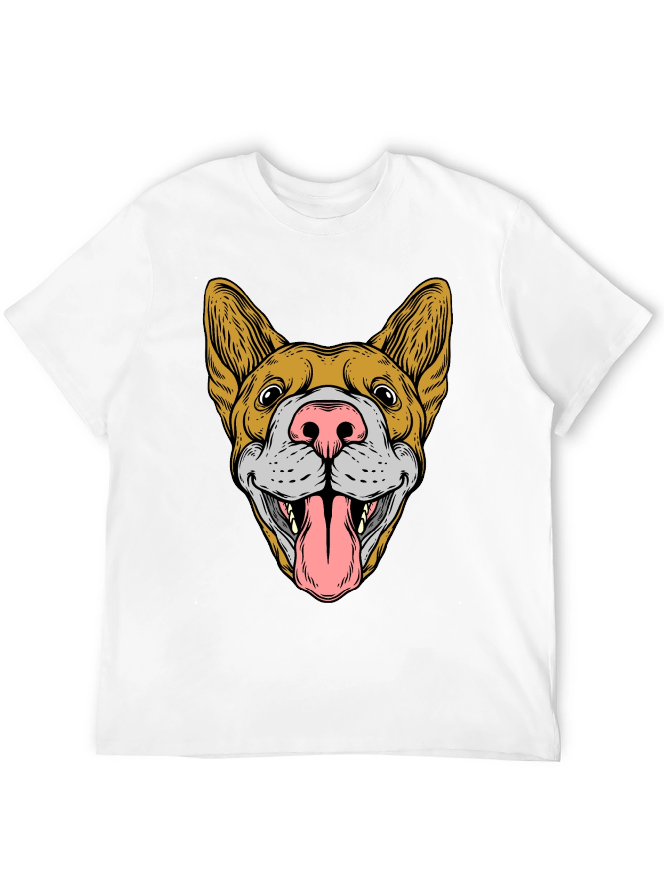 Dog Graphic Black T-Shirt