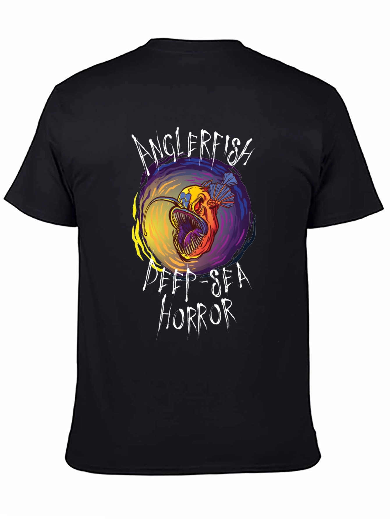 Anglerfish Deep-Sea Horror Graphic Tee