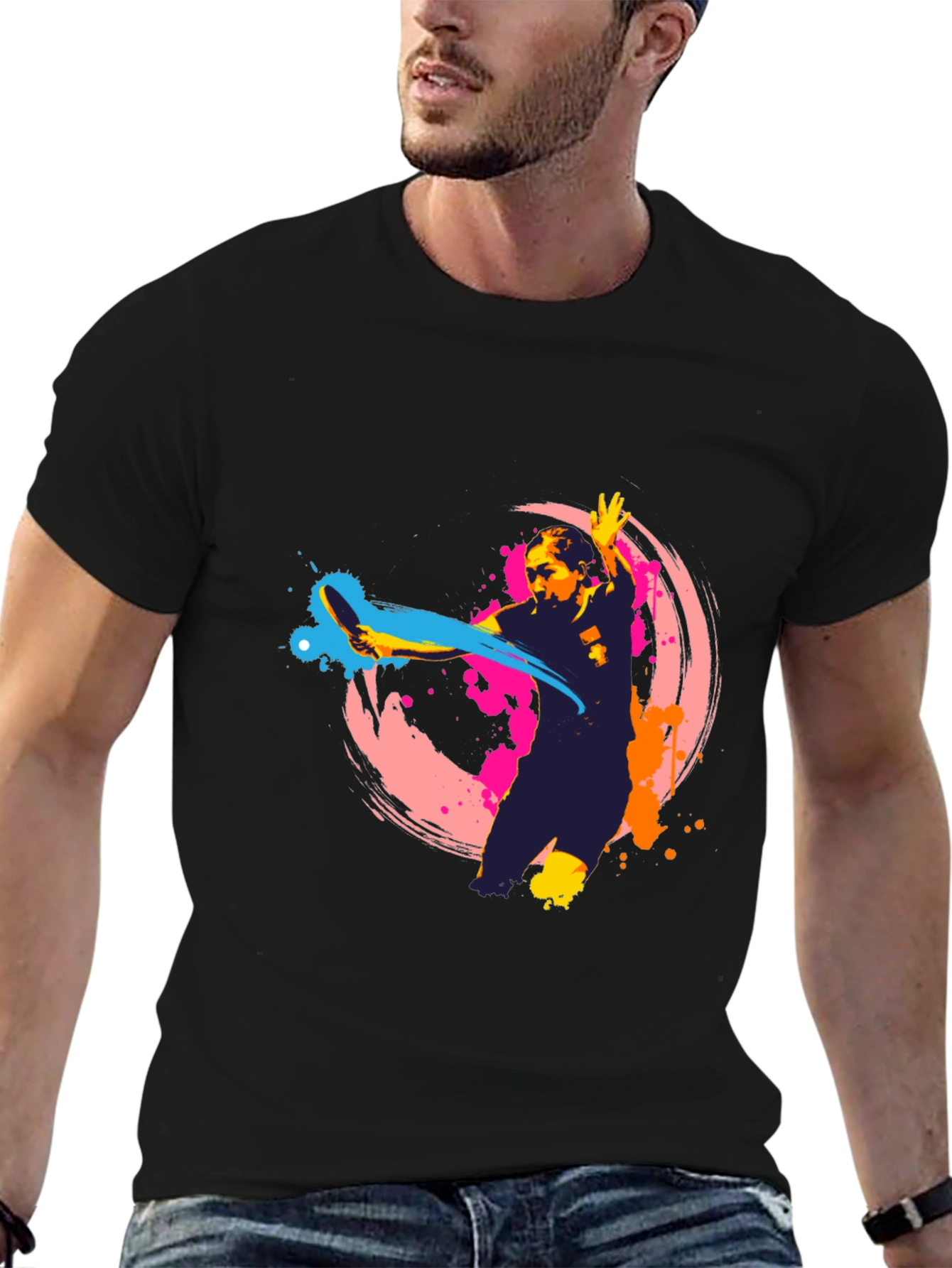 Abstract Graphic T-Shirt