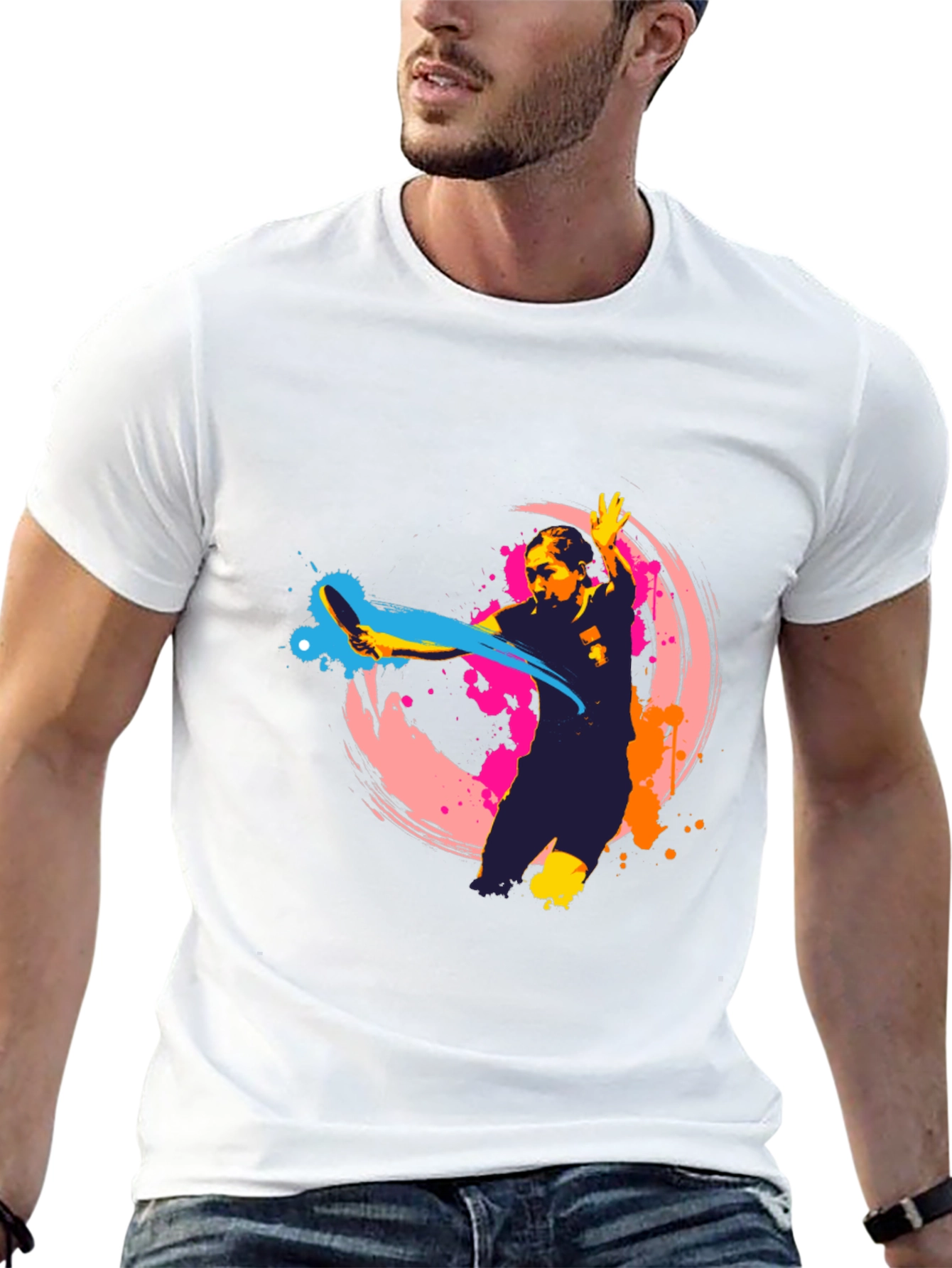 Abstract Graphic T-Shirt