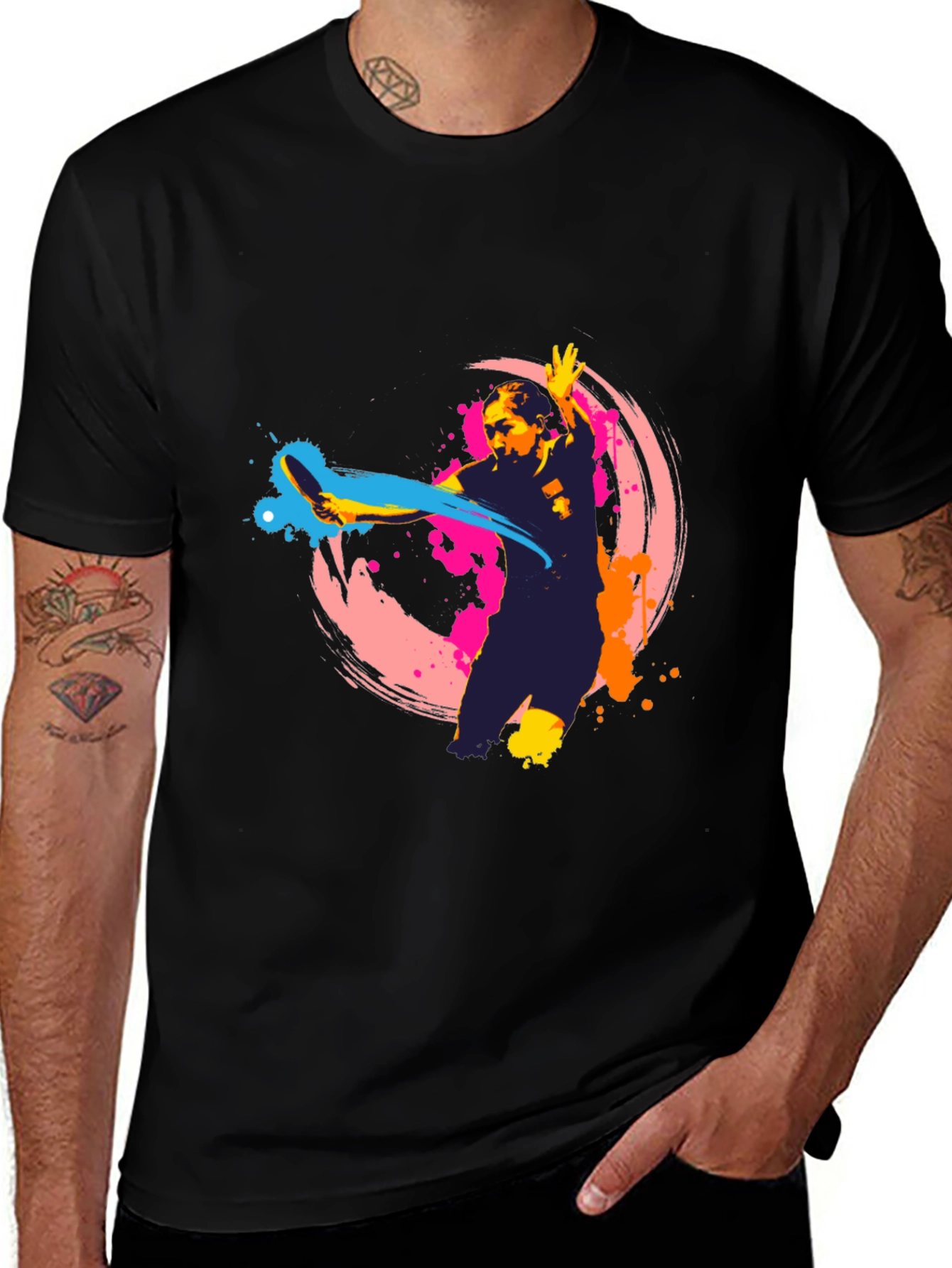 Abstract Graphic T-Shirt