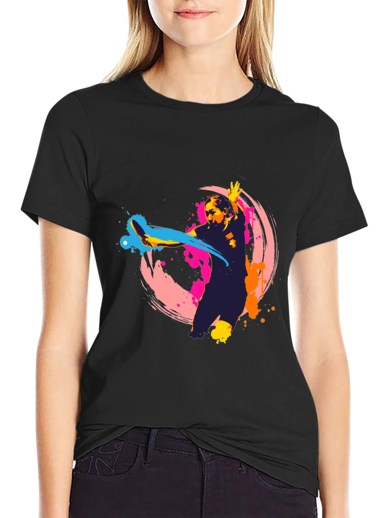 Abstract Graphic T-Shirt