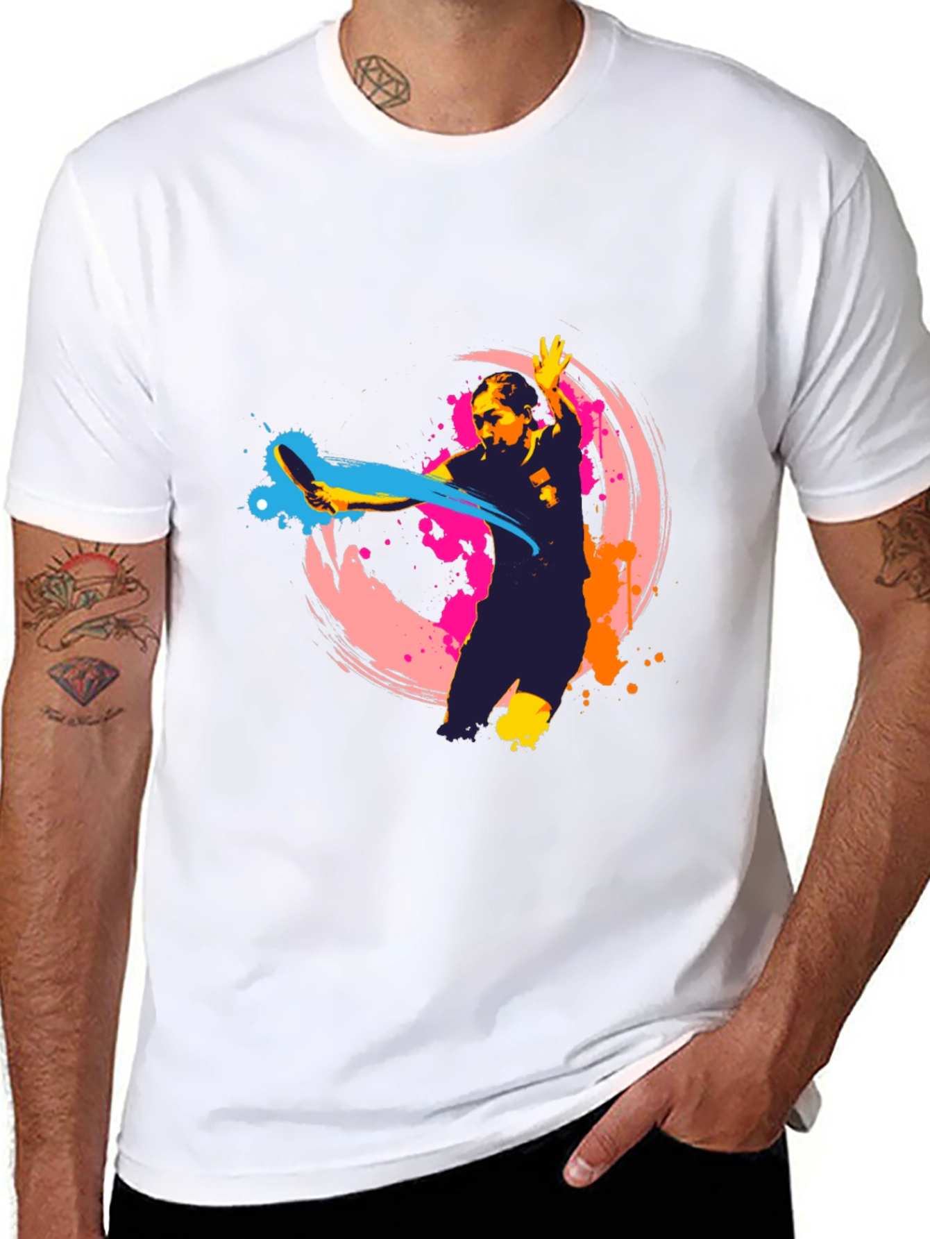 Abstract Graphic T-Shirt