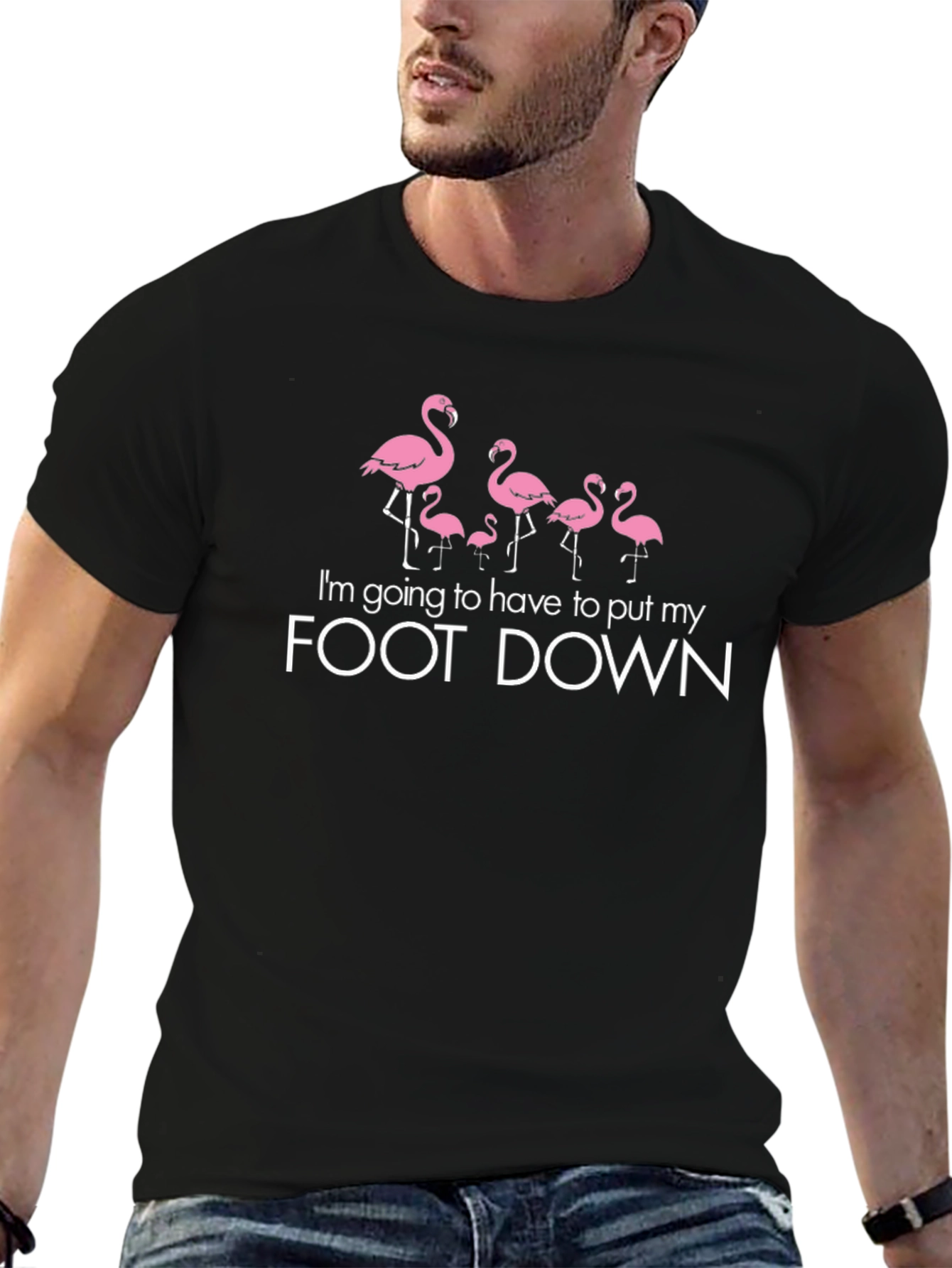 Flamingo Foot Down Graphic Tee
