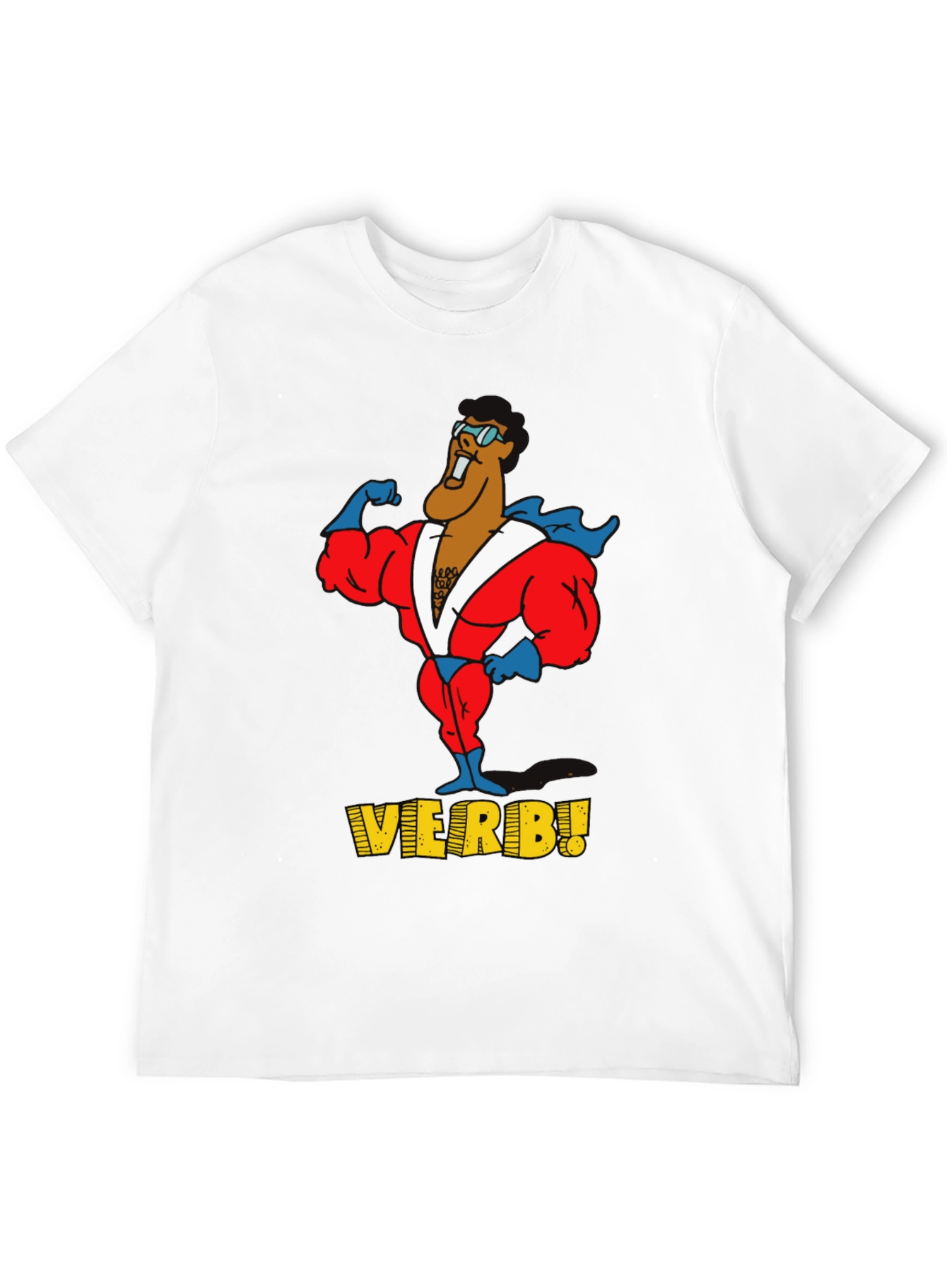 Verb! Graphic T-Shirt - Black Cotton Tee