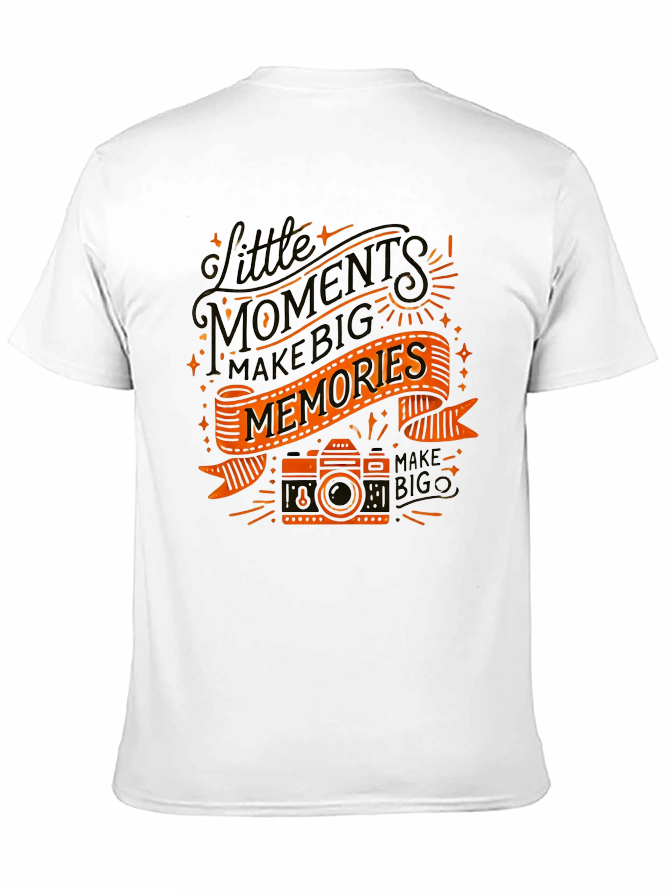 Moments Make Memories Graphic Tee - Black