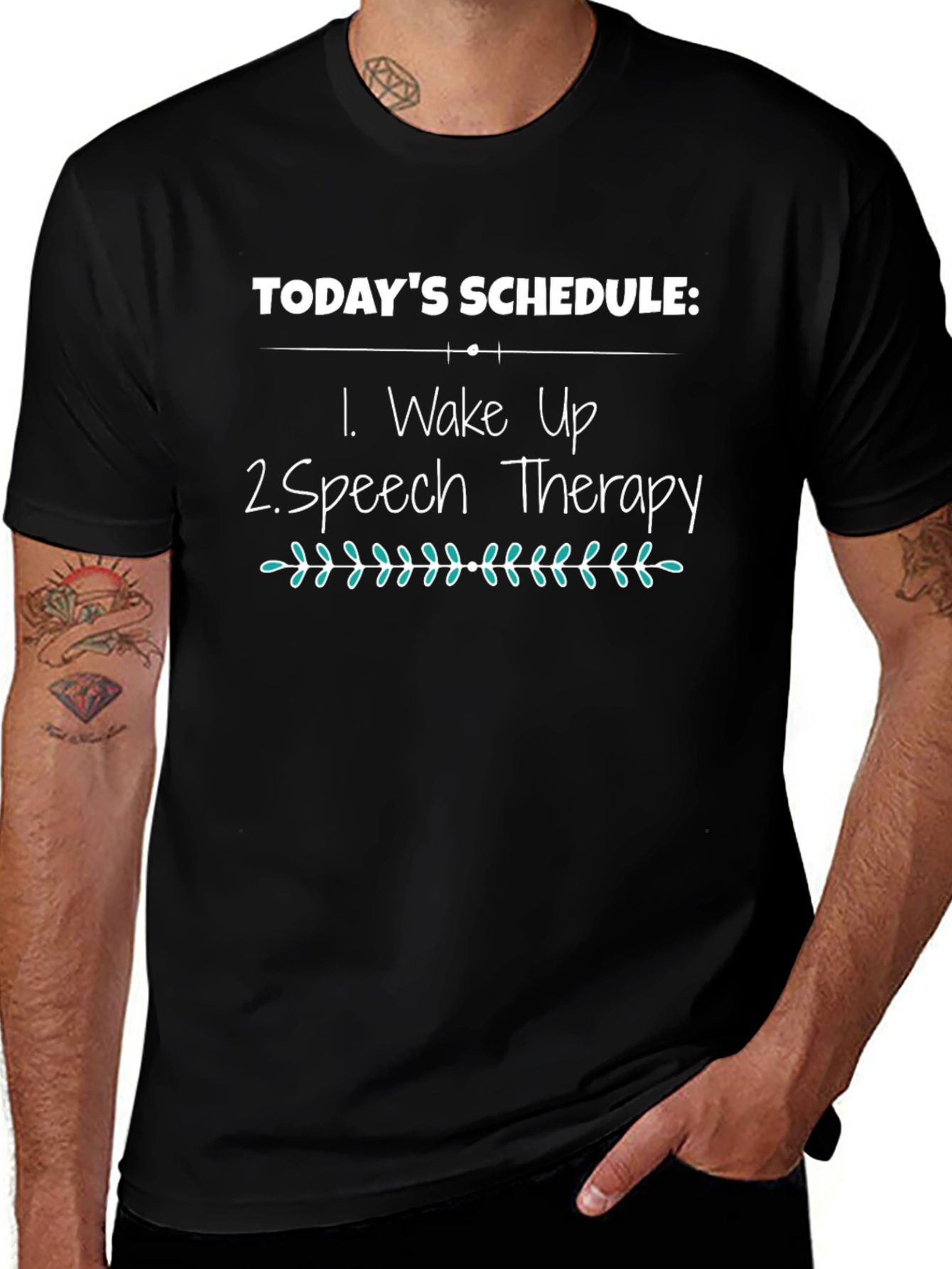 Funny Speech Therapy Schedule T-Shirt
