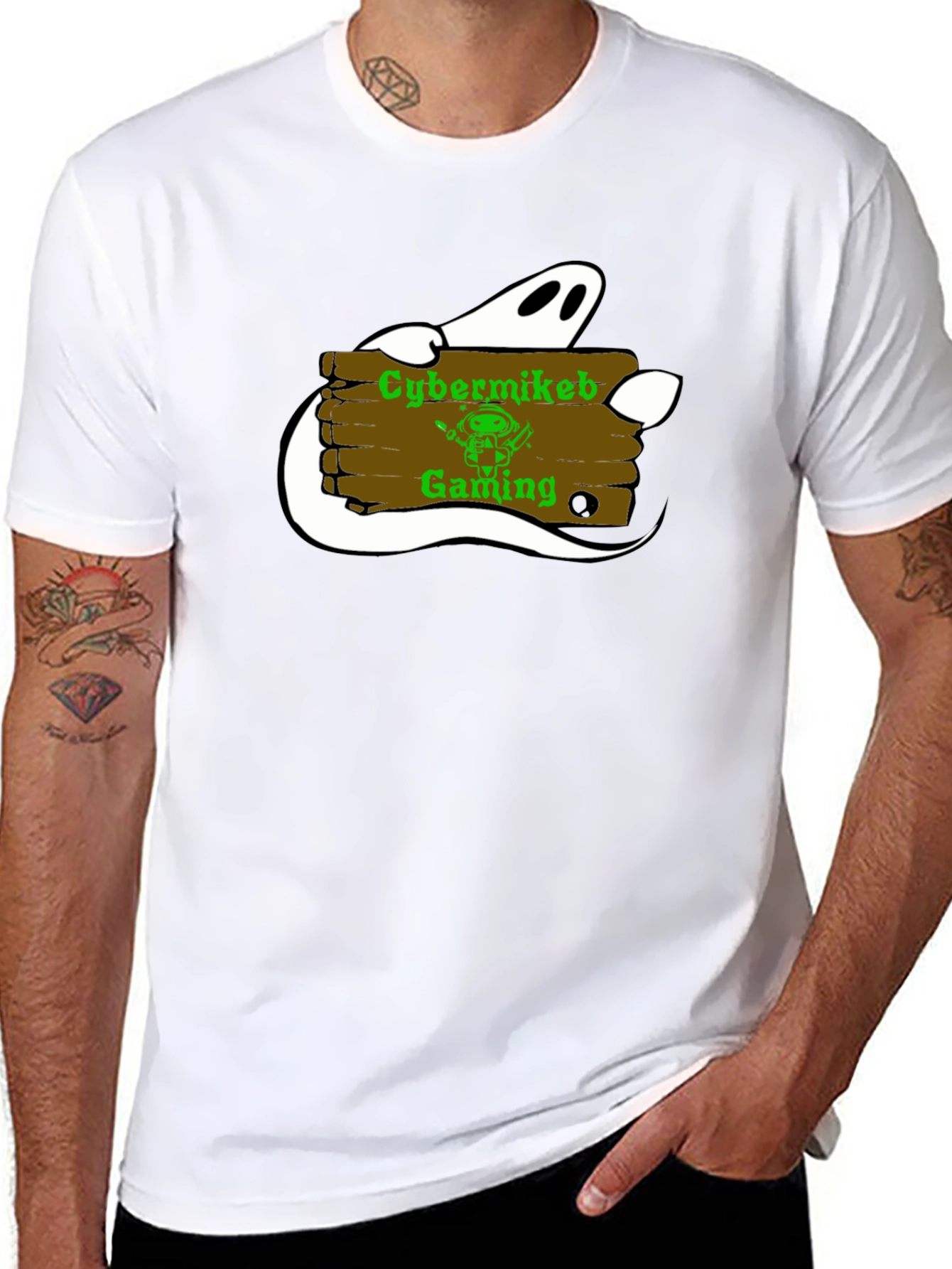 Cybermikeb Gaming Black Tee