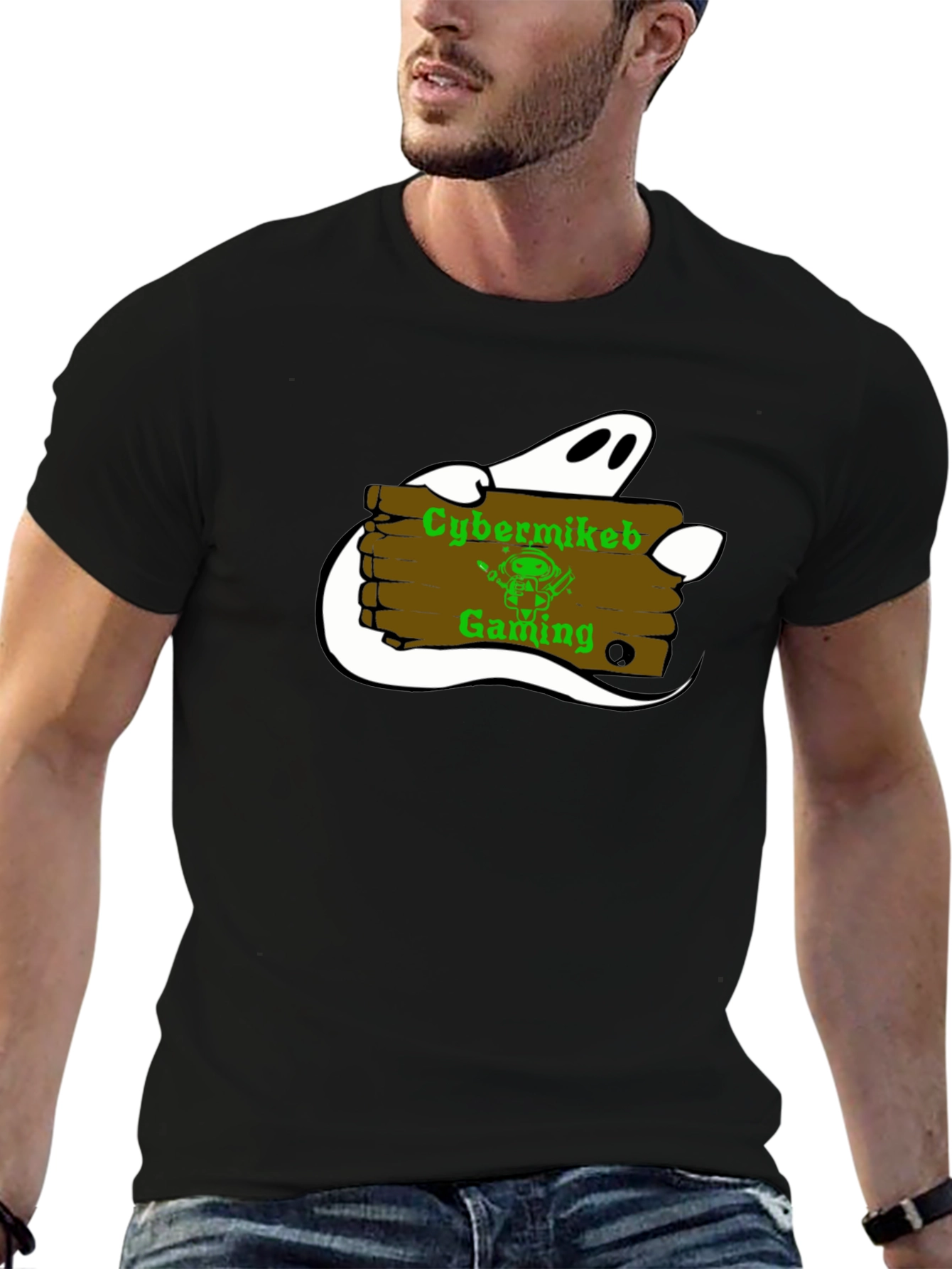 Cybermikeb Gaming Black Tee