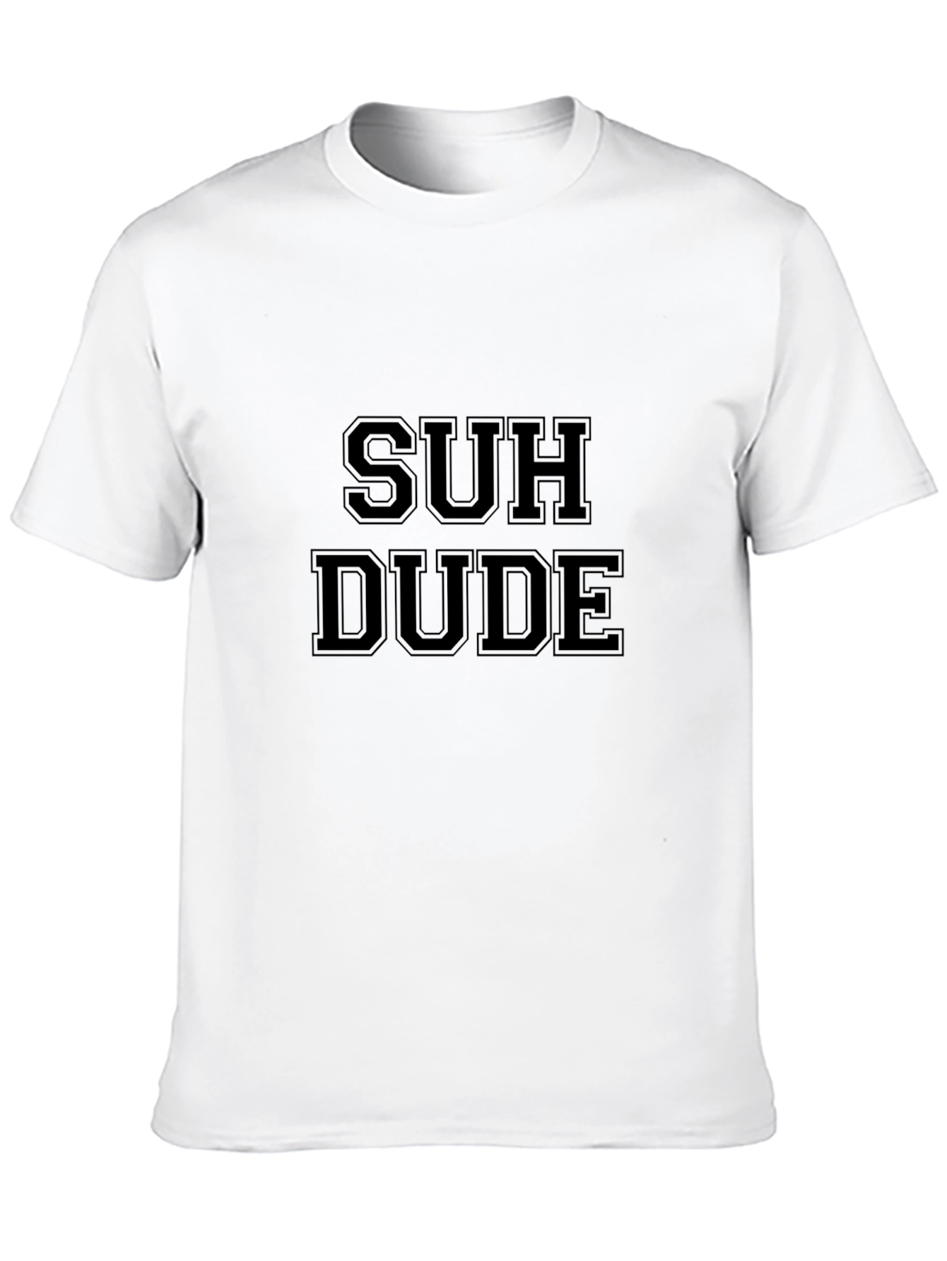 Suh Dude Black Graphic Tee for Men