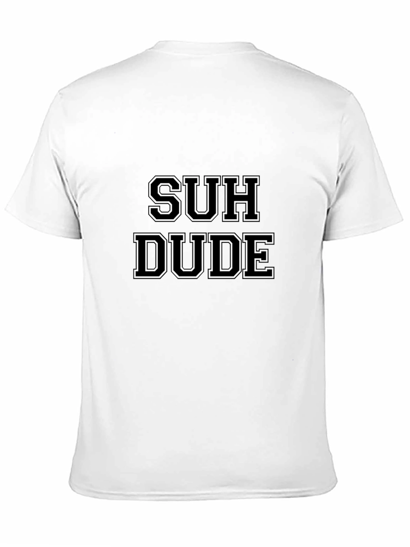 Suh Dude Black Graphic Tee for Men