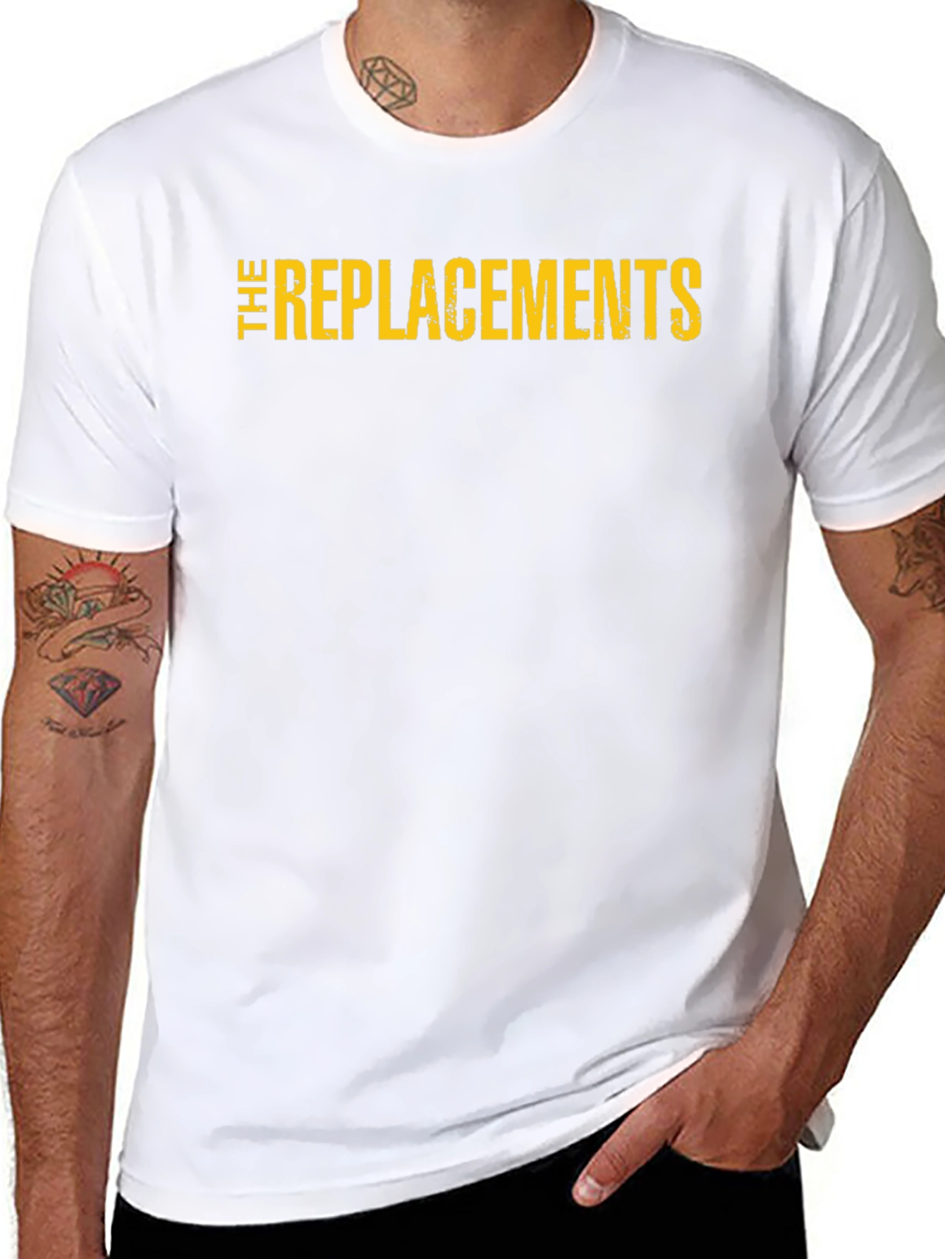 The Replacements Graphic T-Shirt - Black Cotton Tee