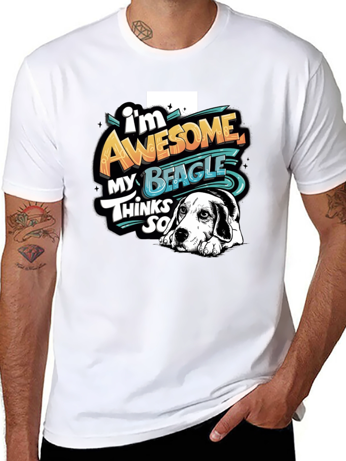 Awesome Beagle T-Shirt - Dog Lover Tee