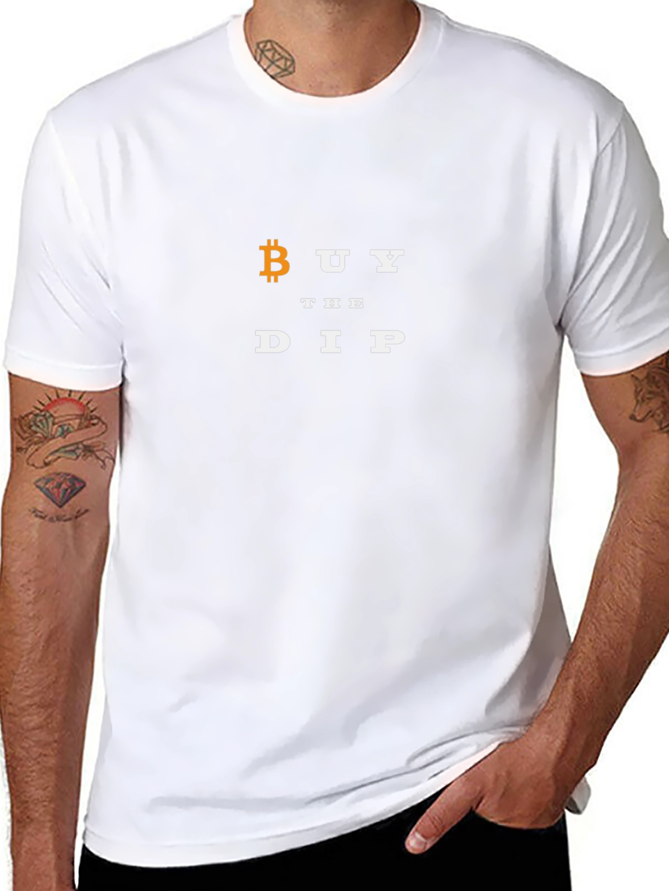 Bitcoin Crypto Buy the Dip Graphic Tee