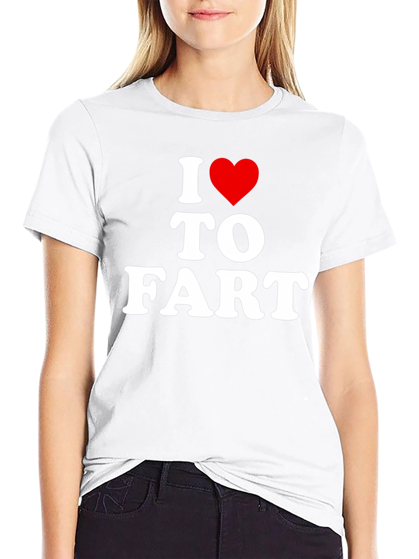 I Heart To Fart Funny Graphic T-Shirt