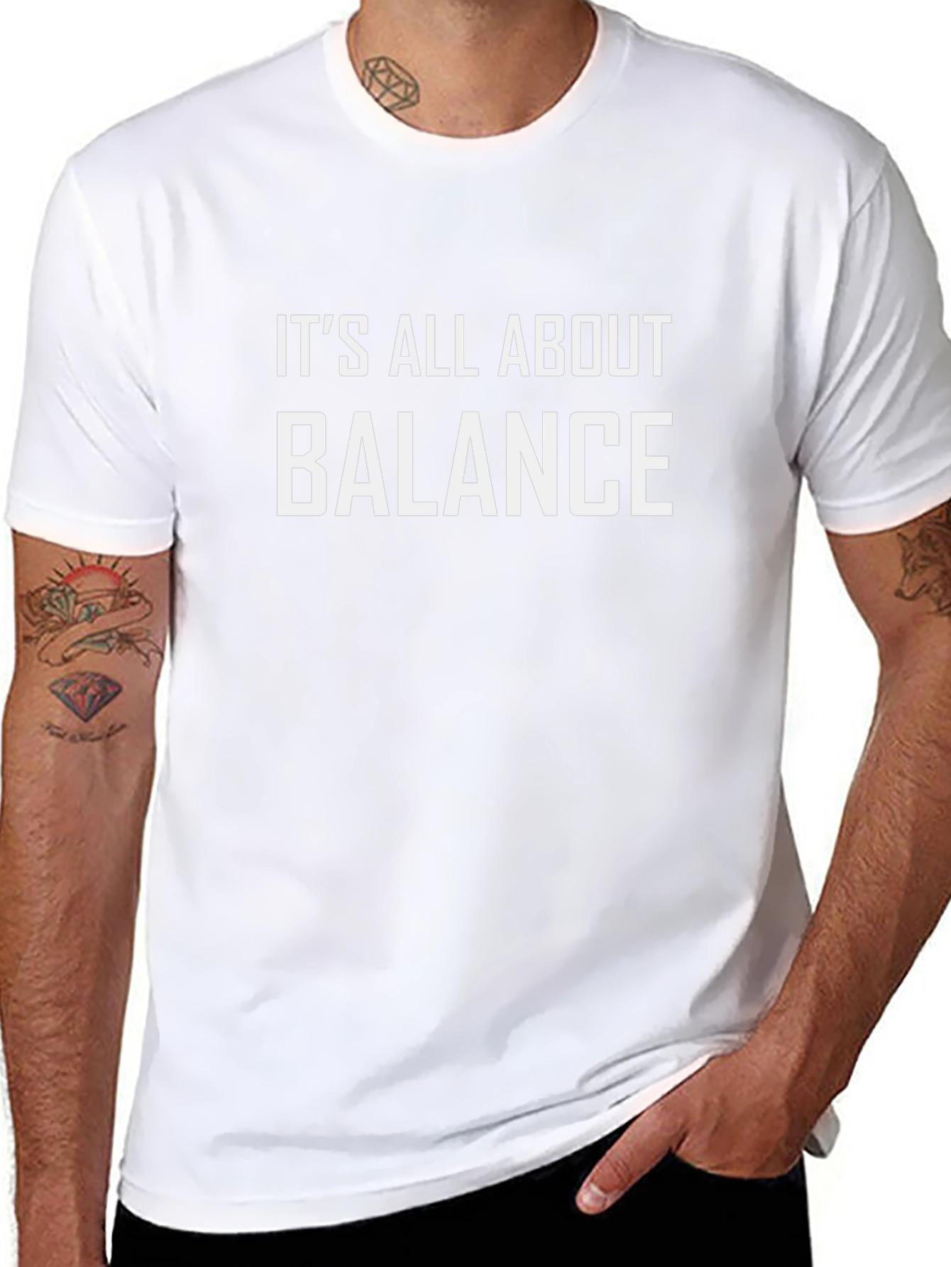 Its All About Balance T-Shirt - Mens Graphic Tee