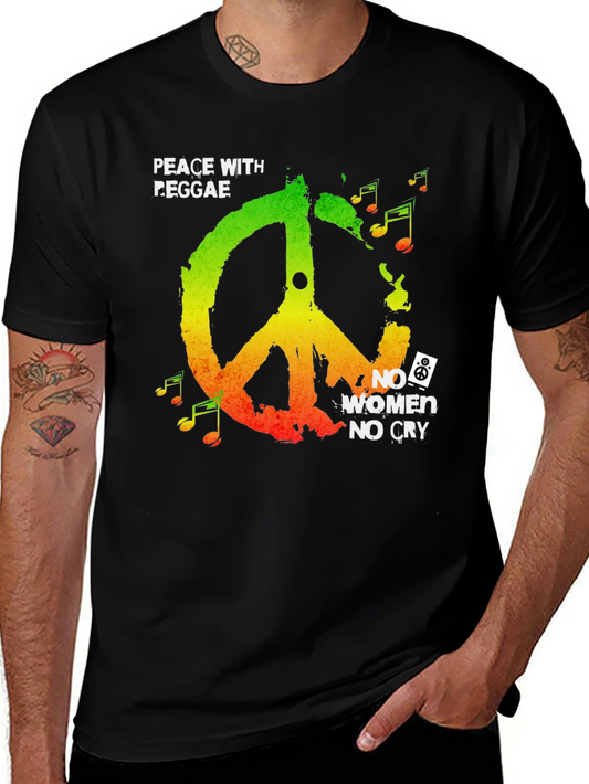 Peace with Reggae T-Shirt - No Women No Cry