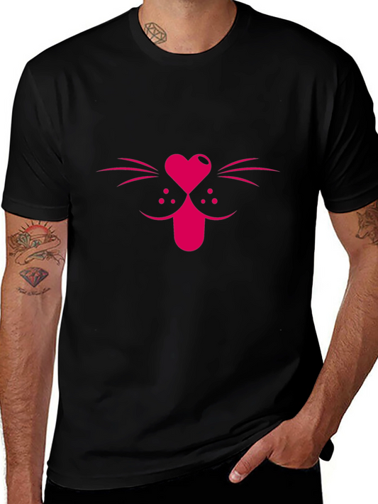 Heart Nose Kitty Tee