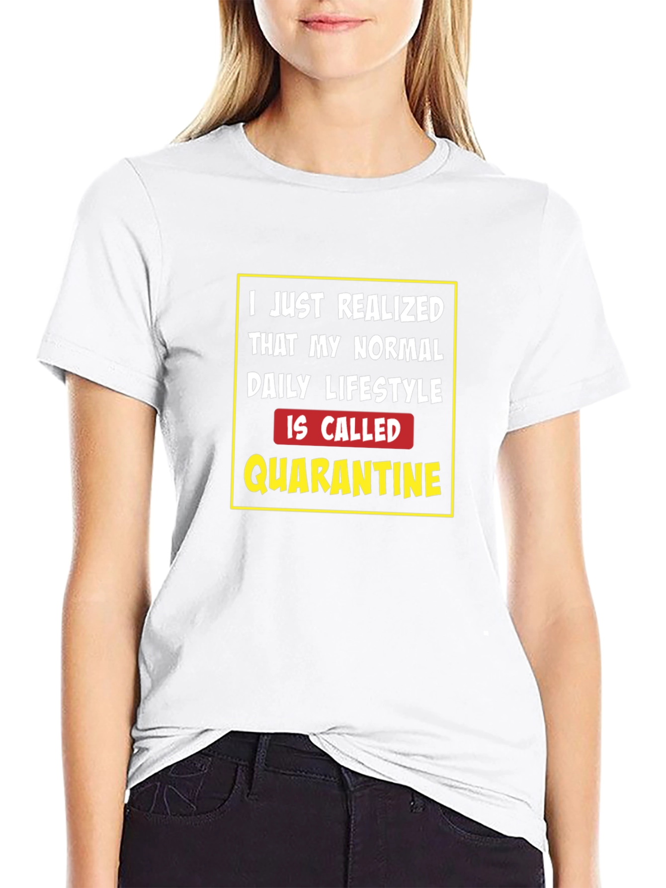 Quarantine Lifestyle T-Shirt - Funny Novelty Tee