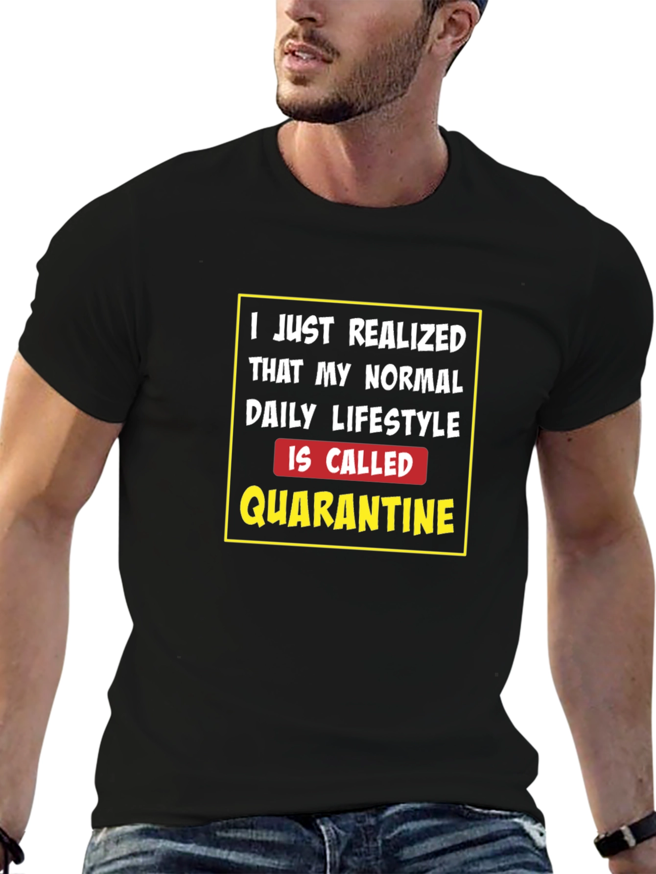 Quarantine Lifestyle T-Shirt - Funny Novelty Tee