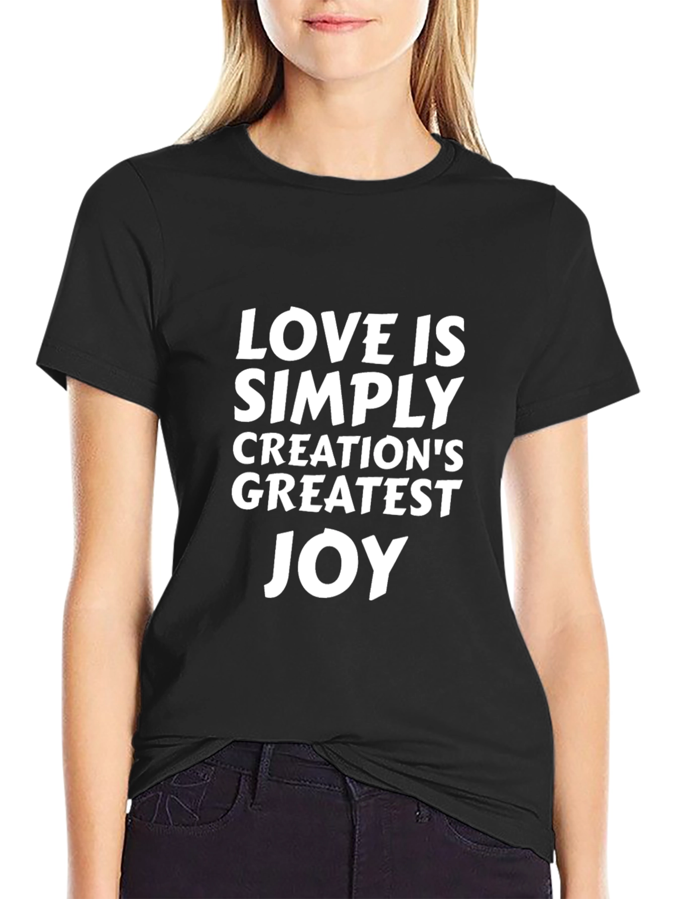 Love Is Simply Greatest Joy T-Shirt - Black