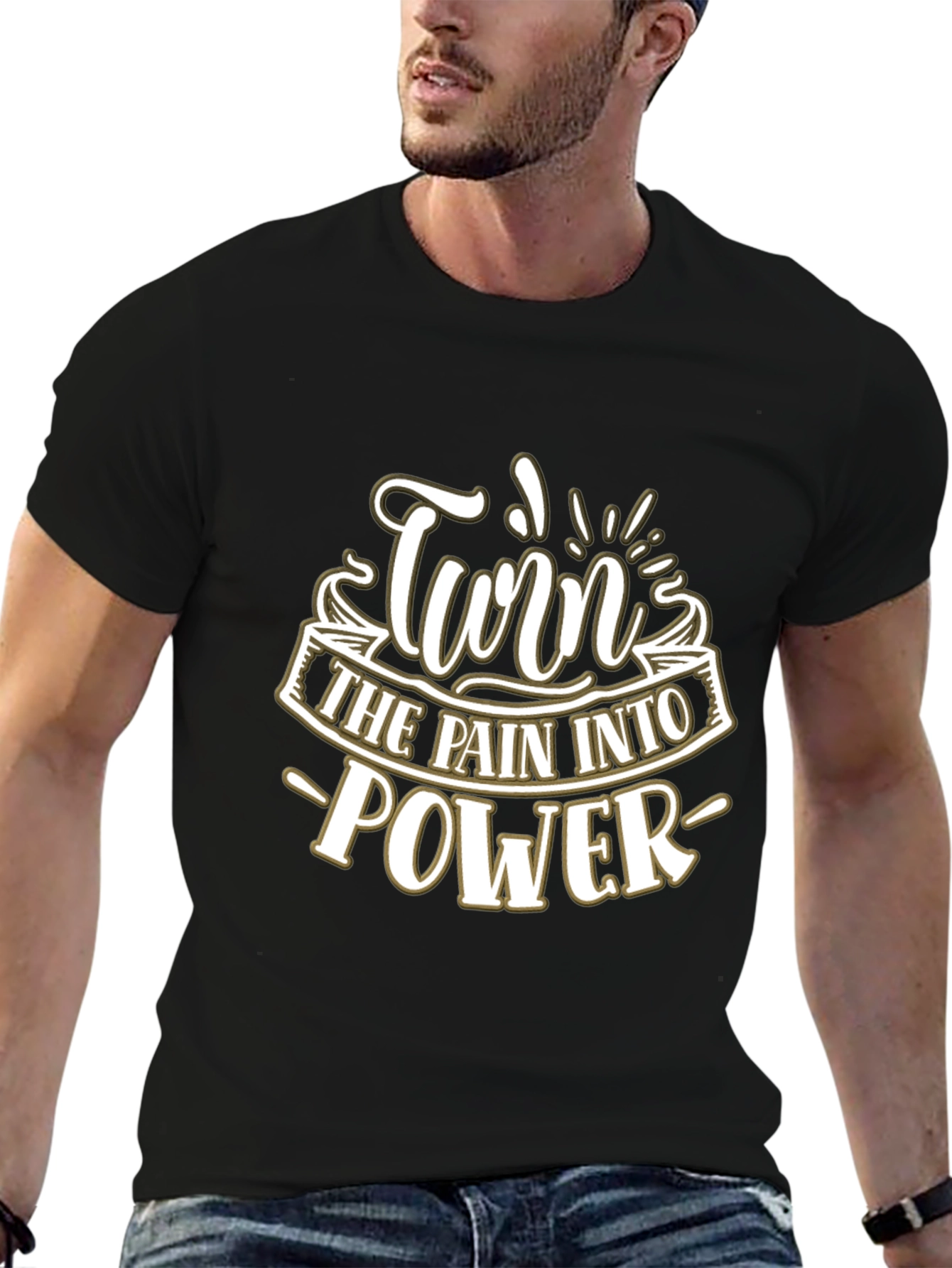 Turn Pain Into Power Graphic T-Shirt
