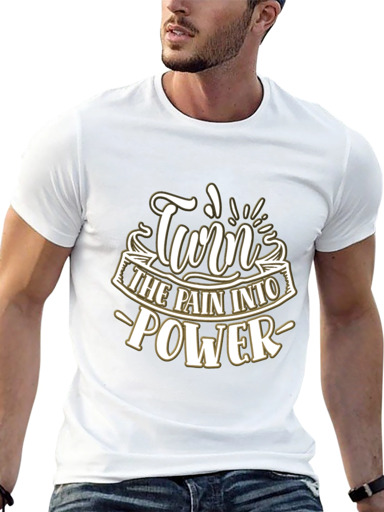 Turn Pain Into Power Graphic T-Shirt
