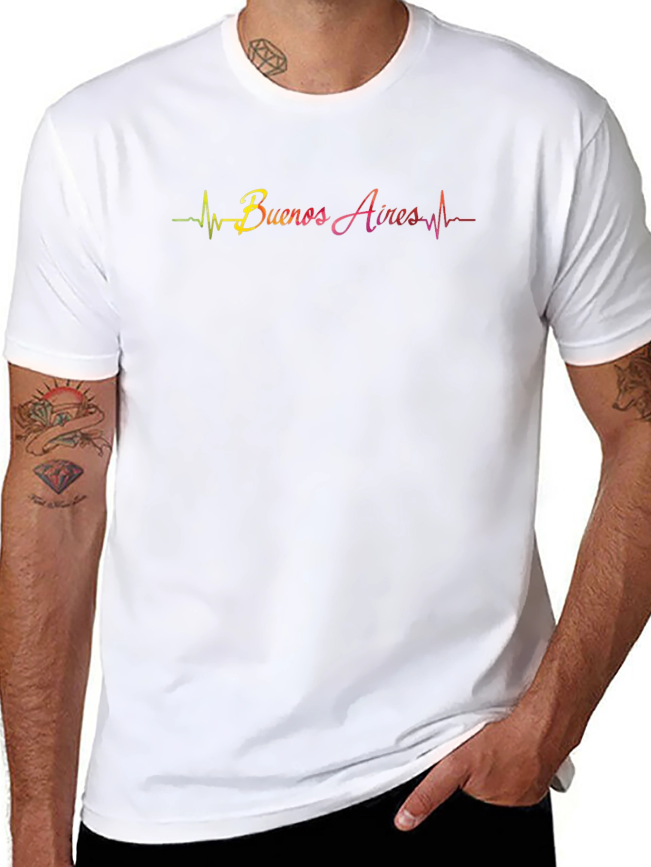 Buenos Aires Heartbeat T-Shirt - Stylish Graphic Tee