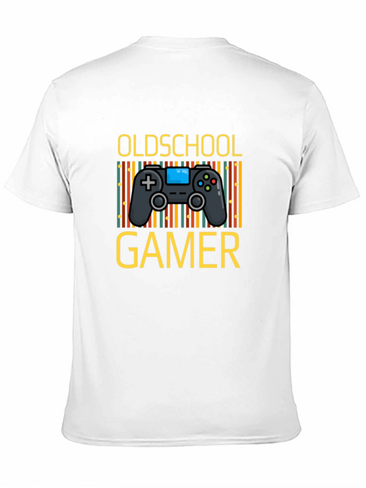 Oldschool Gamer Graphic Tee - Retro Gaming Shirt