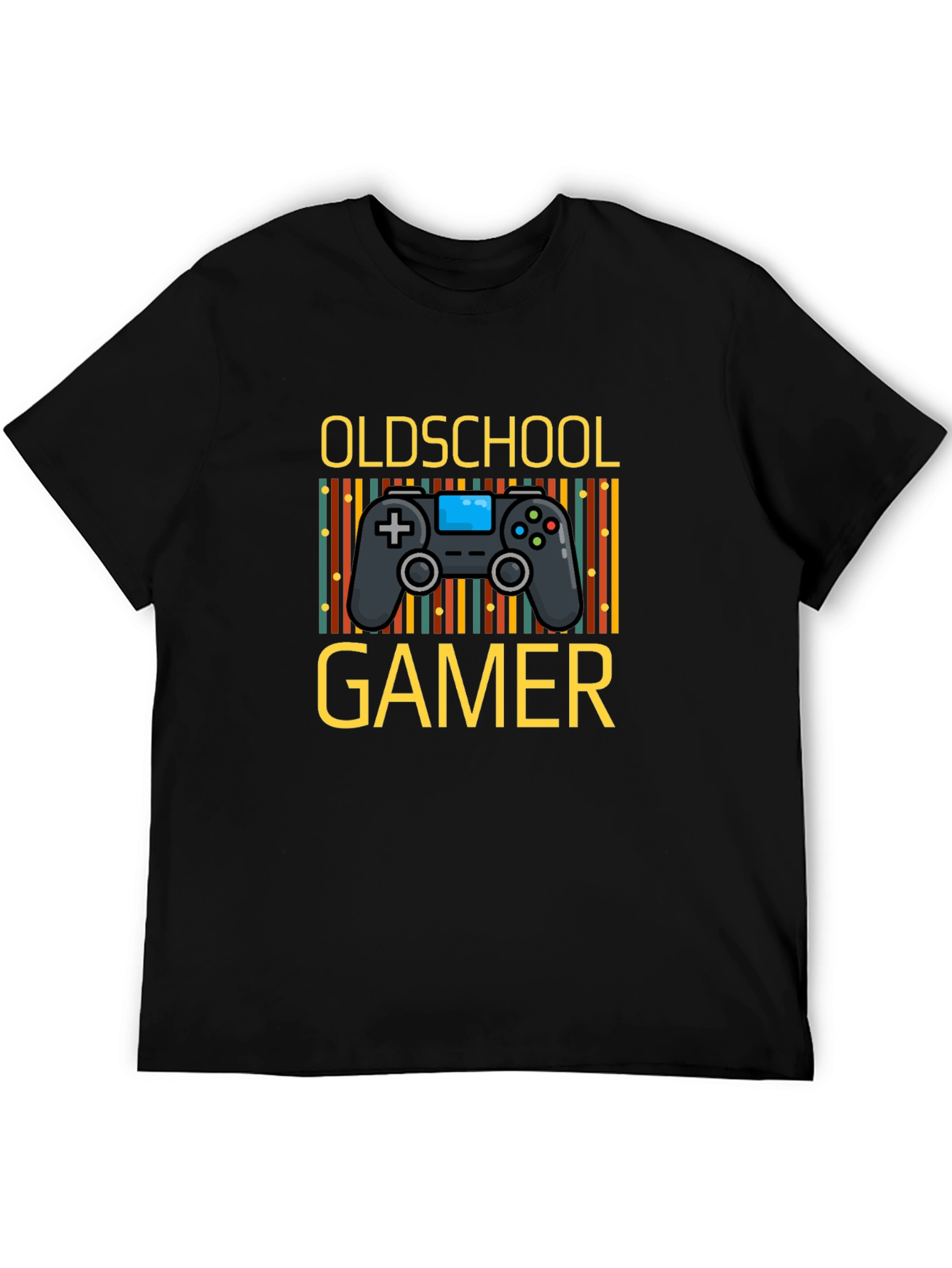 Oldschool Gamer Graphic Tee - Retro Gaming Shirt