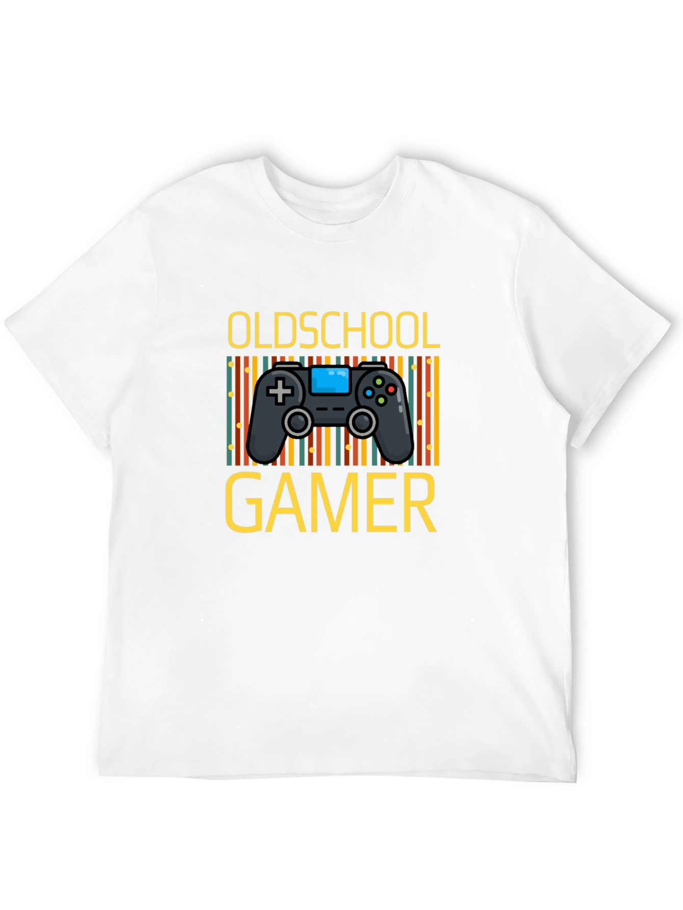Oldschool Gamer Graphic Tee - Retro Gaming Shirt