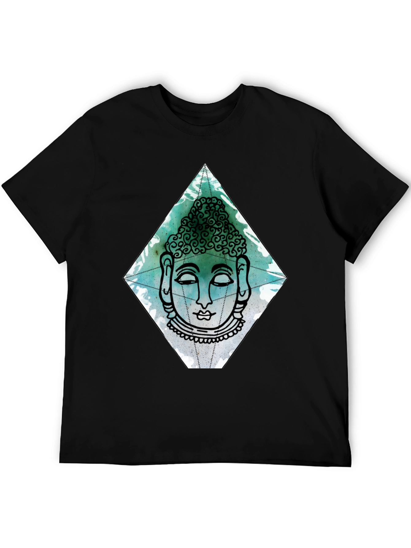 Buddha Graphic Tee - Mens Black T-Shirt