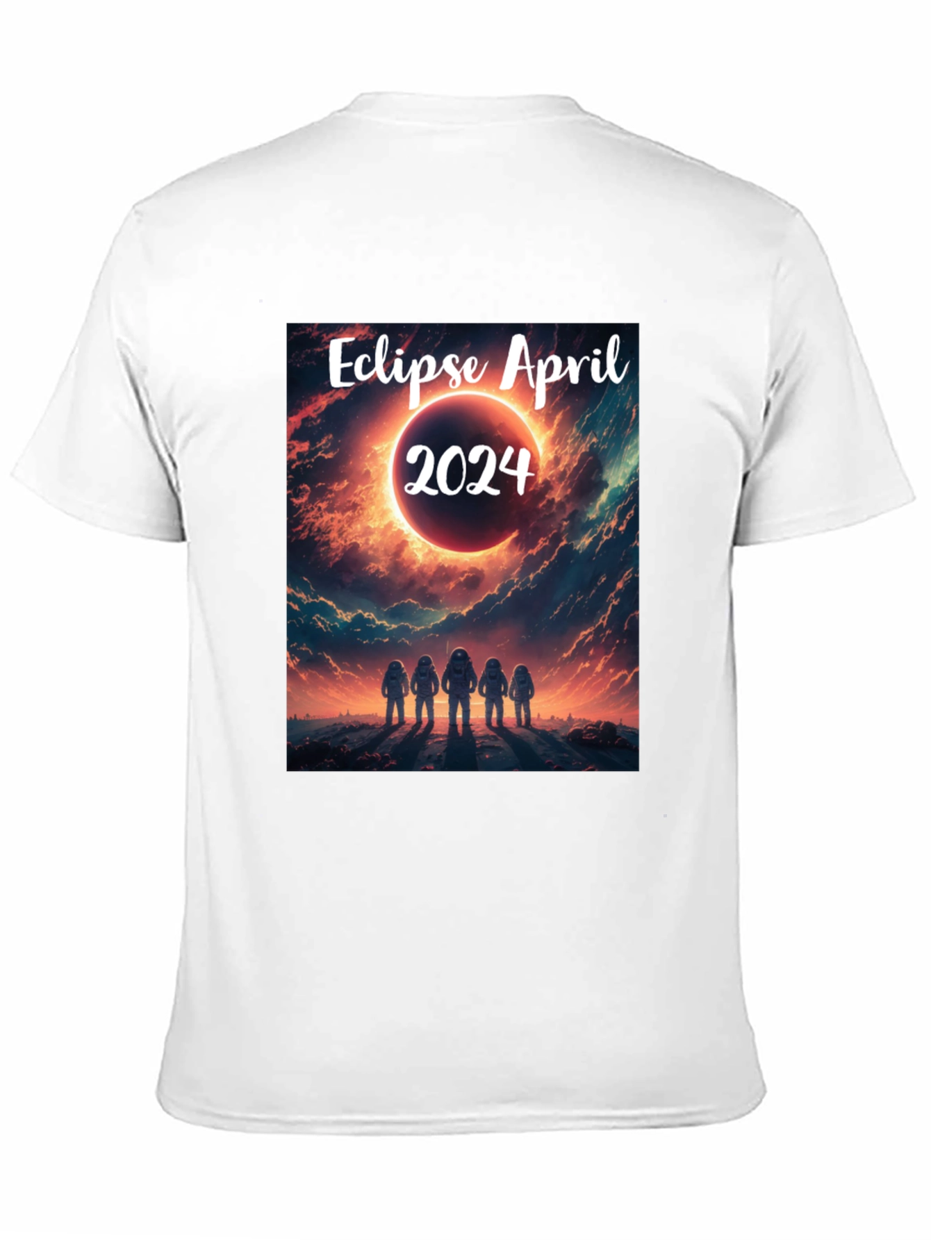 Eclipse April 2024 T-Shirt - Space Astronauts