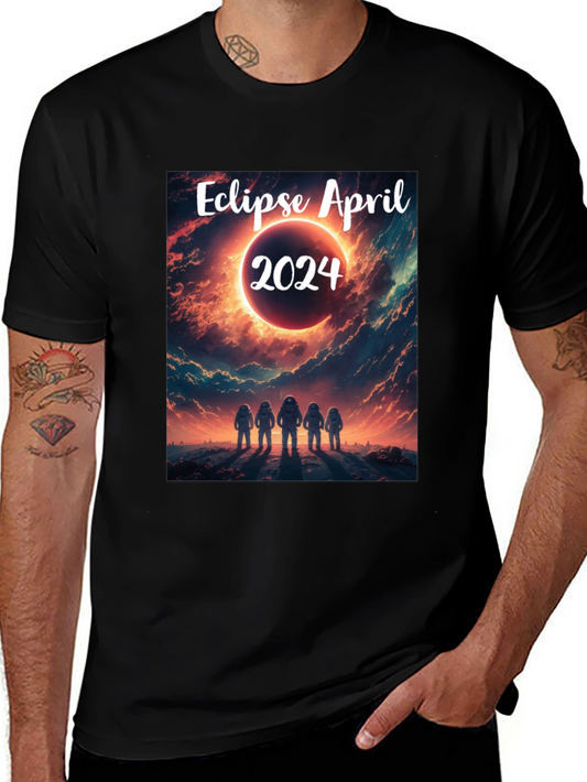 Eclipse April 2024 T-Shirt - Space Astronauts