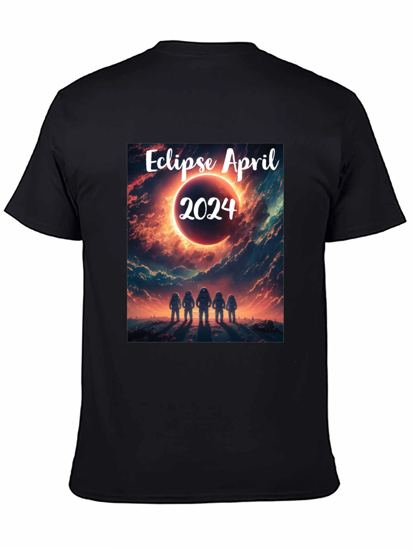 Eclipse April 2024 T-Shirt - Space Astronauts