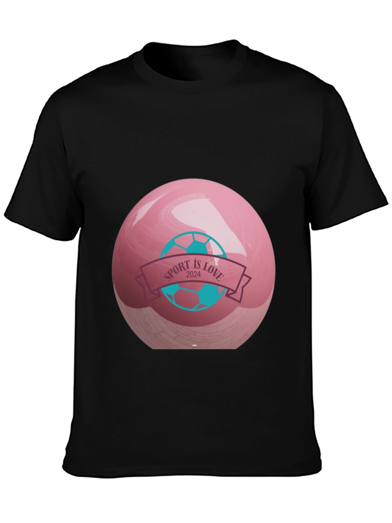 Sport is Love 2024 Black T-Shirt